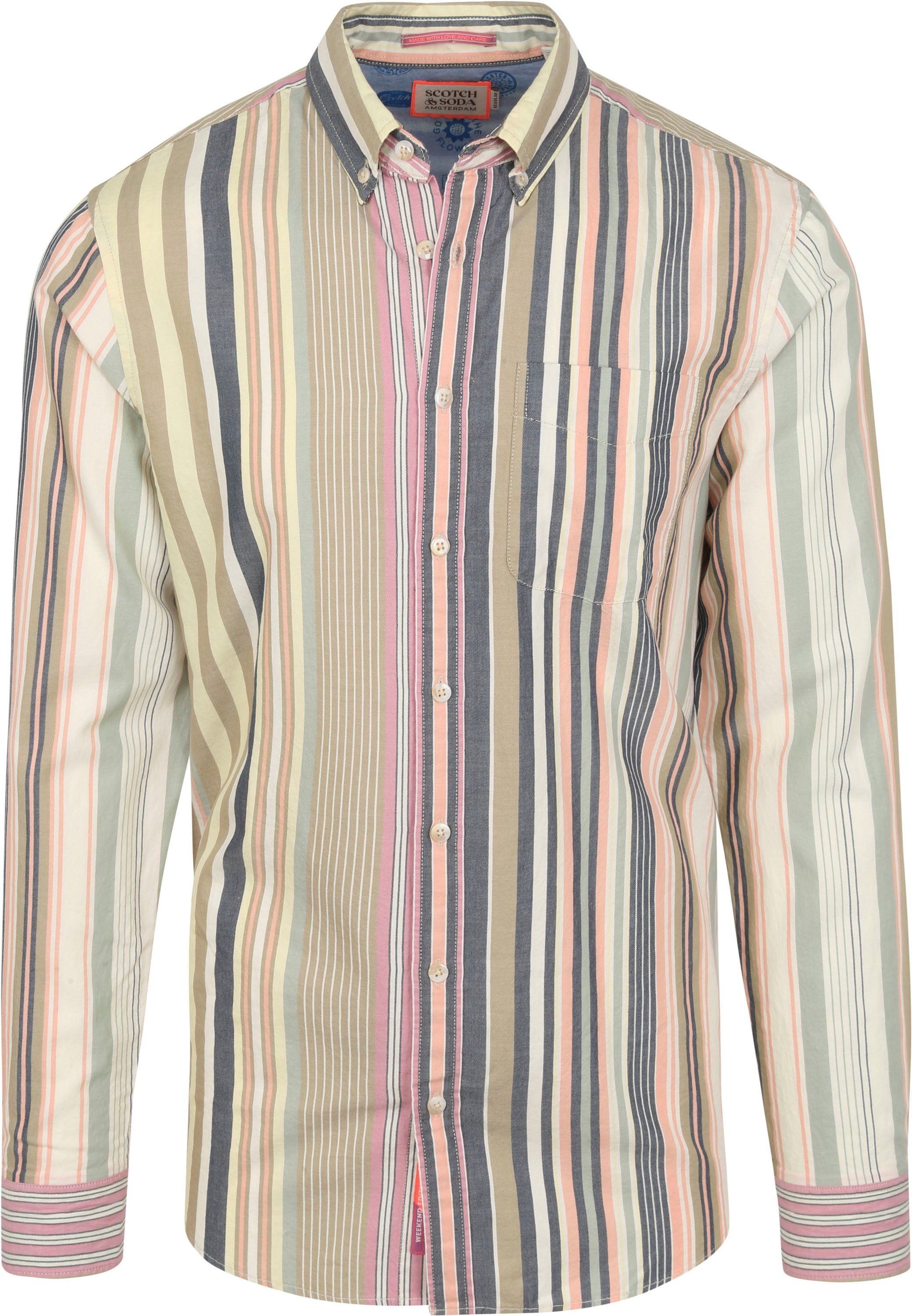 Scotch and Soda Shirt Striped Multicolour size L