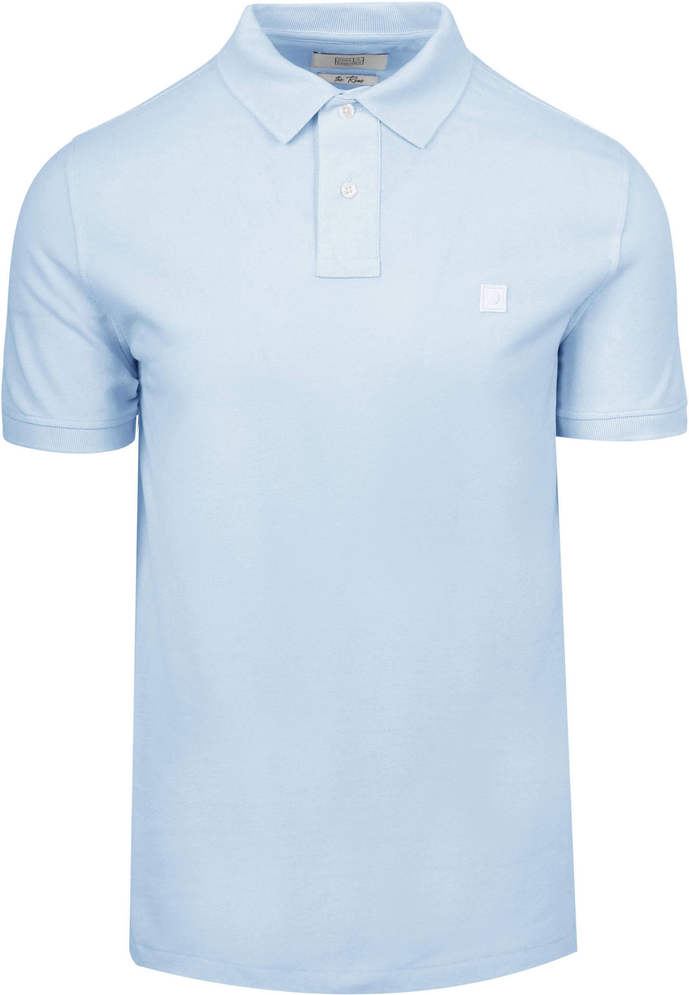 King Essentials The Rene Poloshirt Lichtblauw KM111050003-B036T kopen | Suitable
