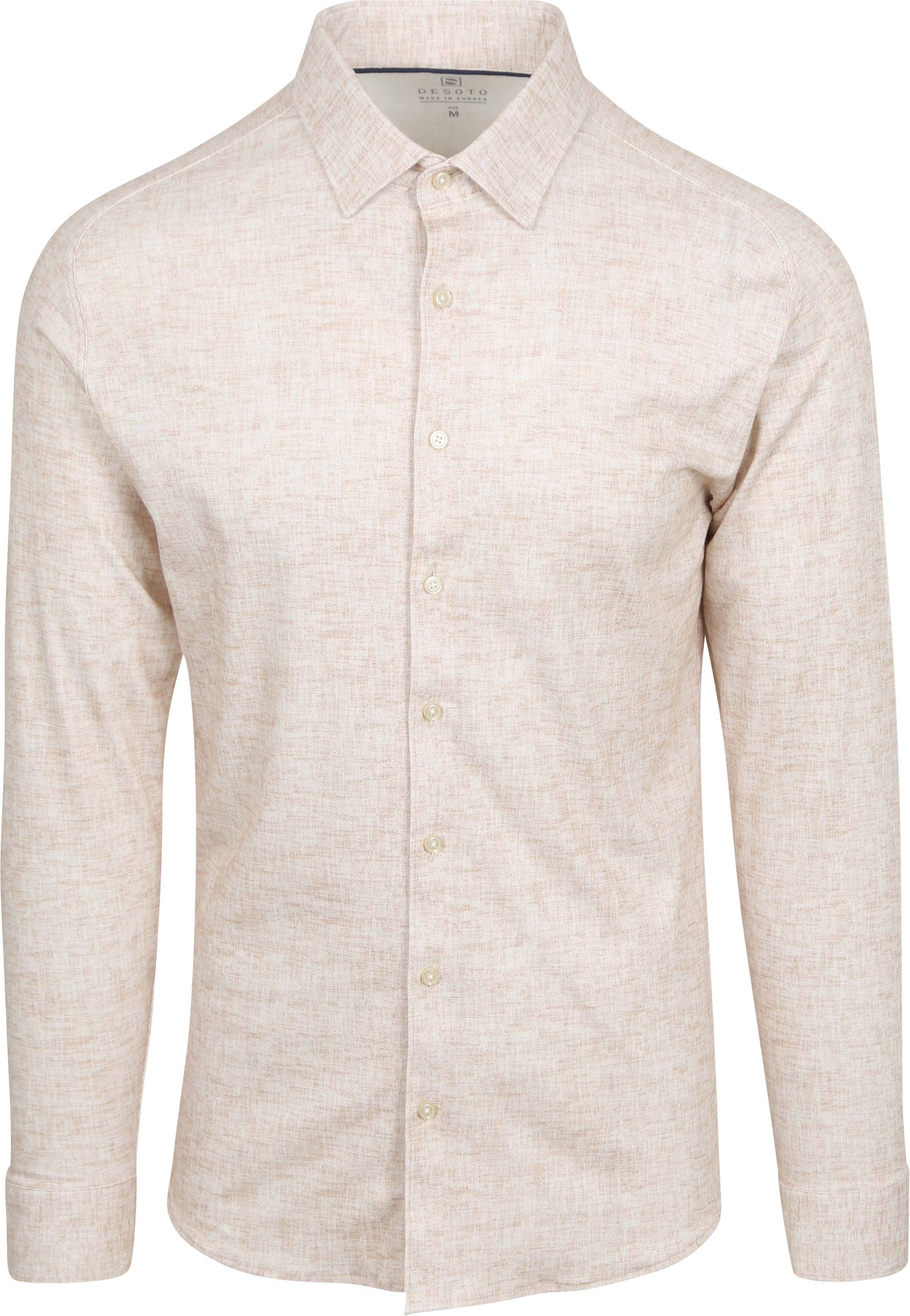 Desoto Shirt Kent Monochrome Beige order online | 82428-3-837 | Suitable Norway