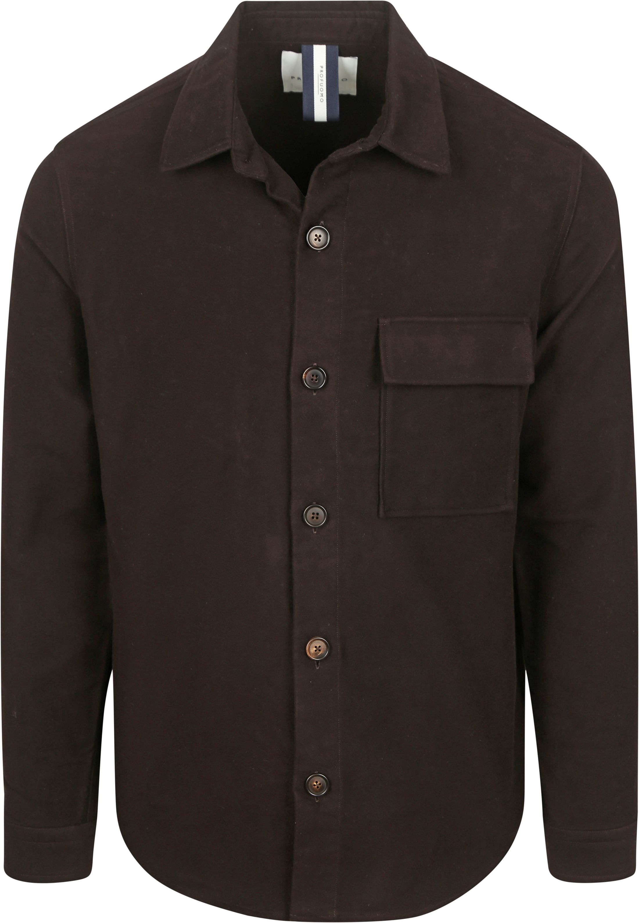 Profuomo Overshirt Moleskin Dark Brown PPWF30001E-H2 order online | Suitable