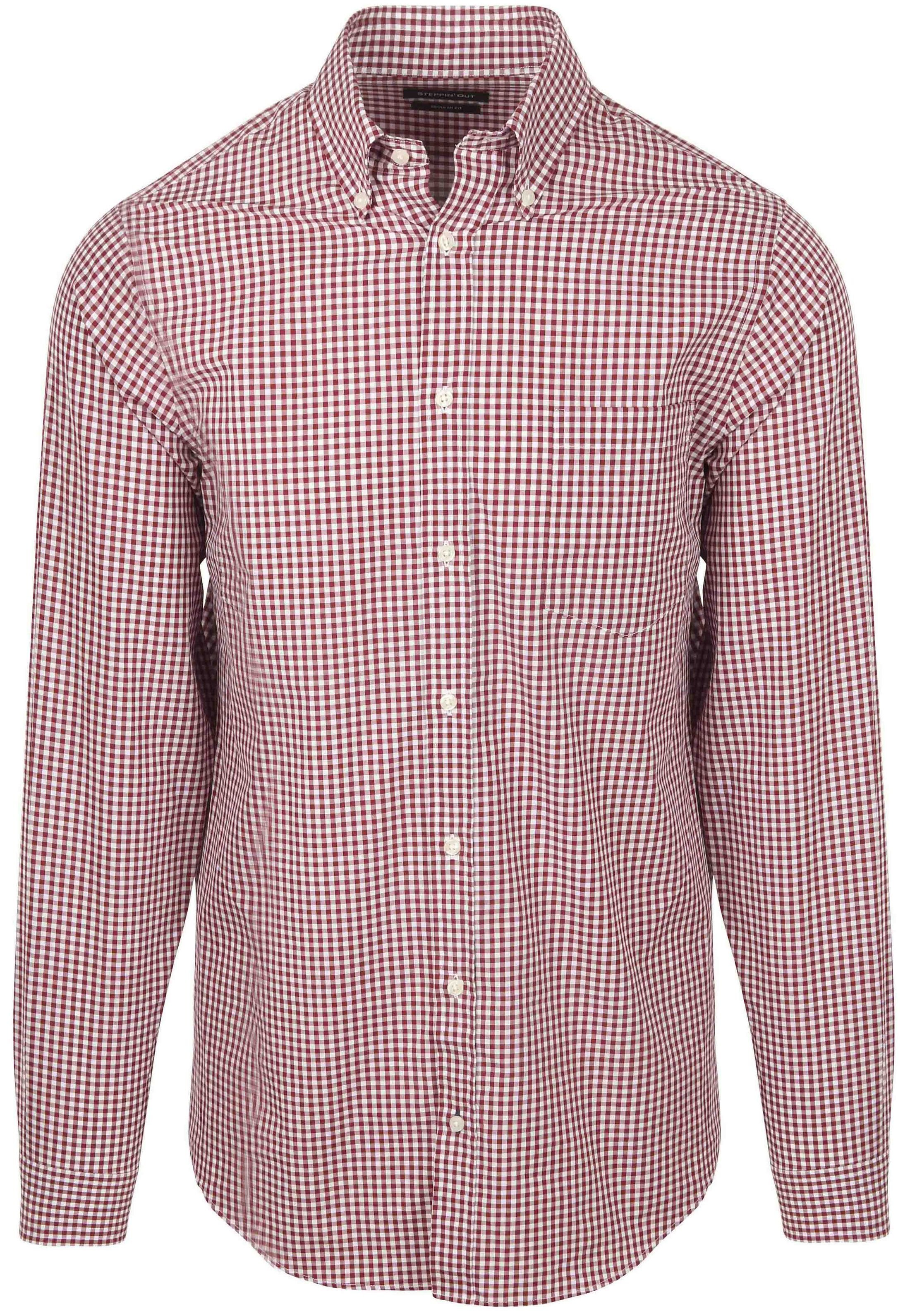 Steppin' Out Poplin Shirt Checks Red order online | SH-STEPP-BD-08 | Suitable Liechtenstein