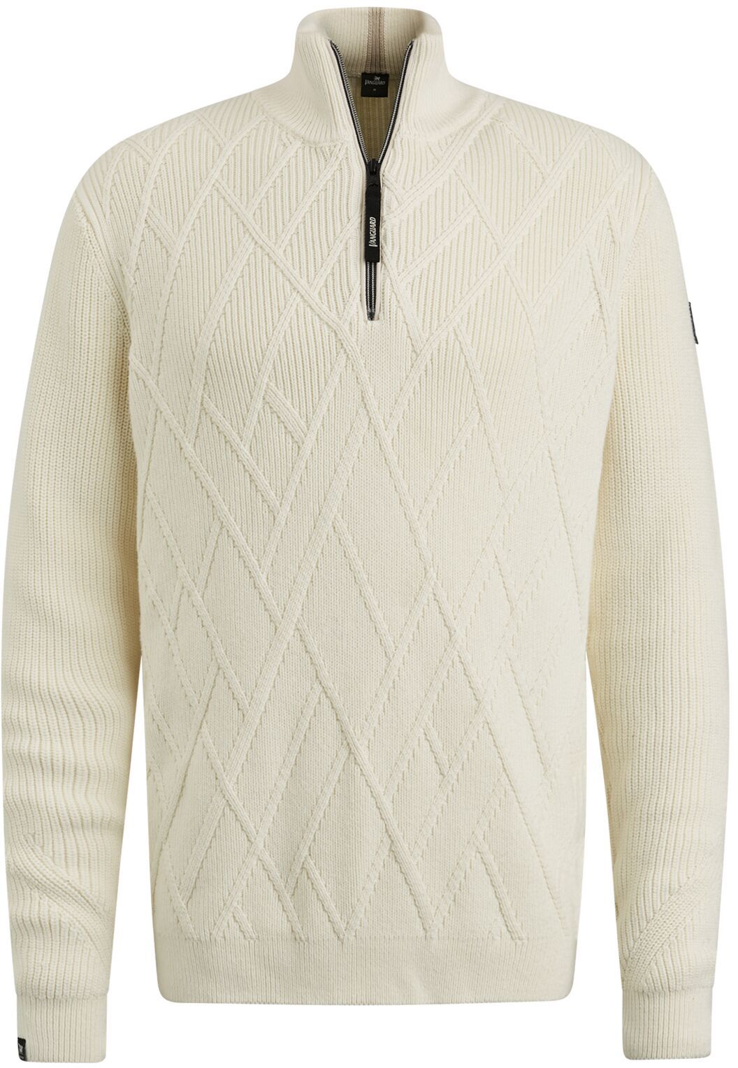 Vanguard Pullover Half Zip Structure Ecru order online | VKW2309328-7149 | Suitable Finland