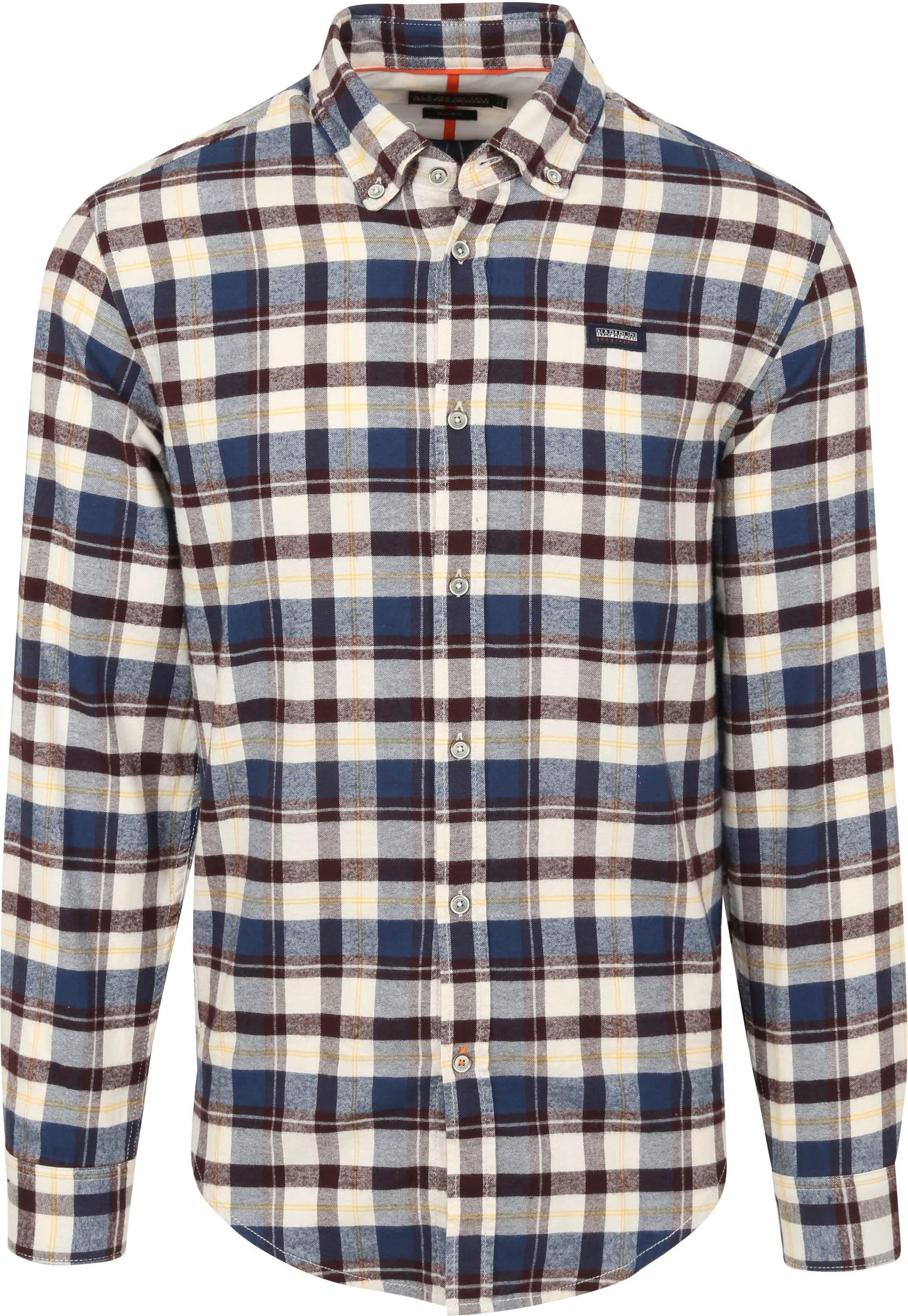 Napapijri Shirt Checkered Blue size L