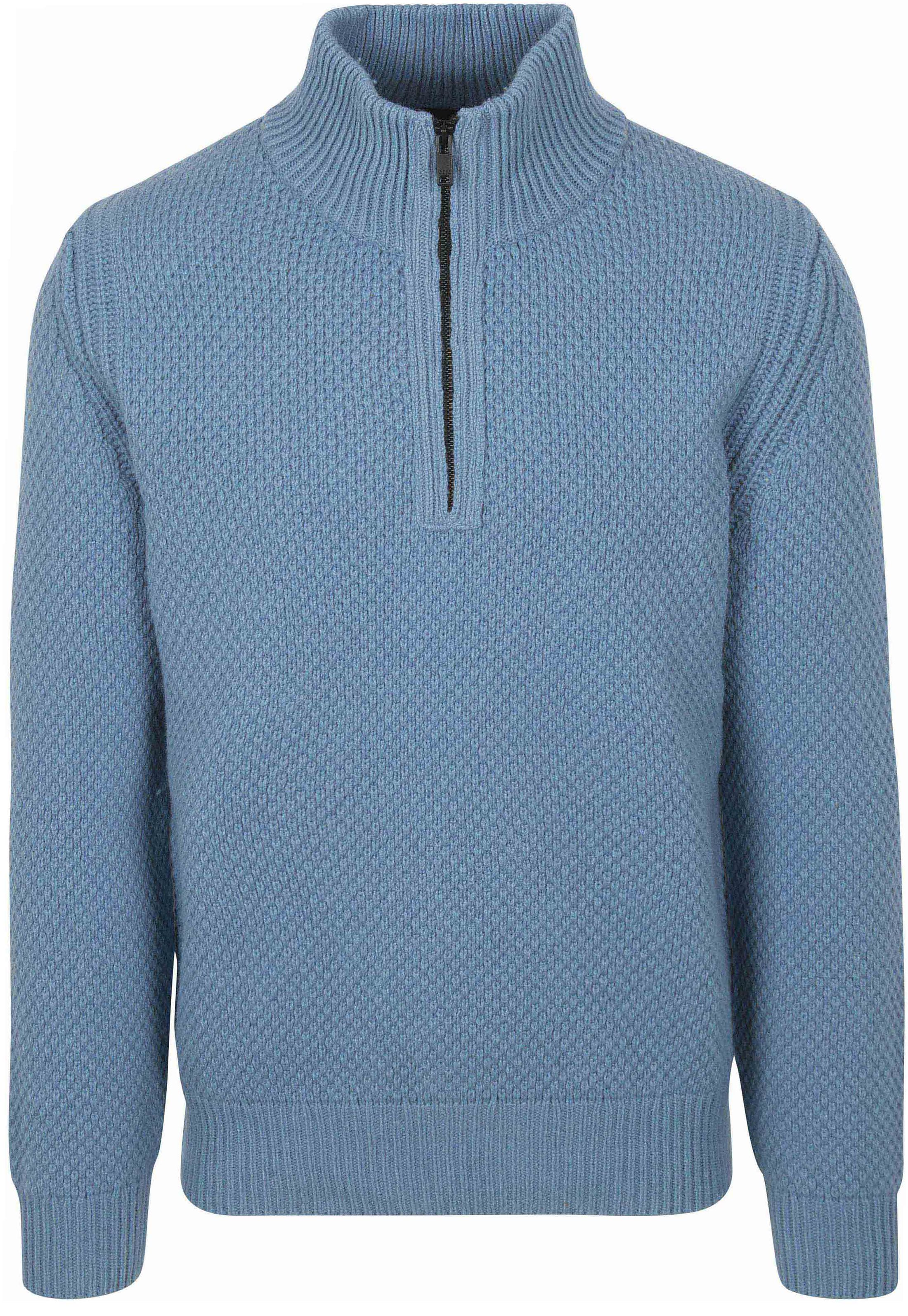 BOSS Pull Half Zip Kurano Blue 50523563-472 order online | Suitable