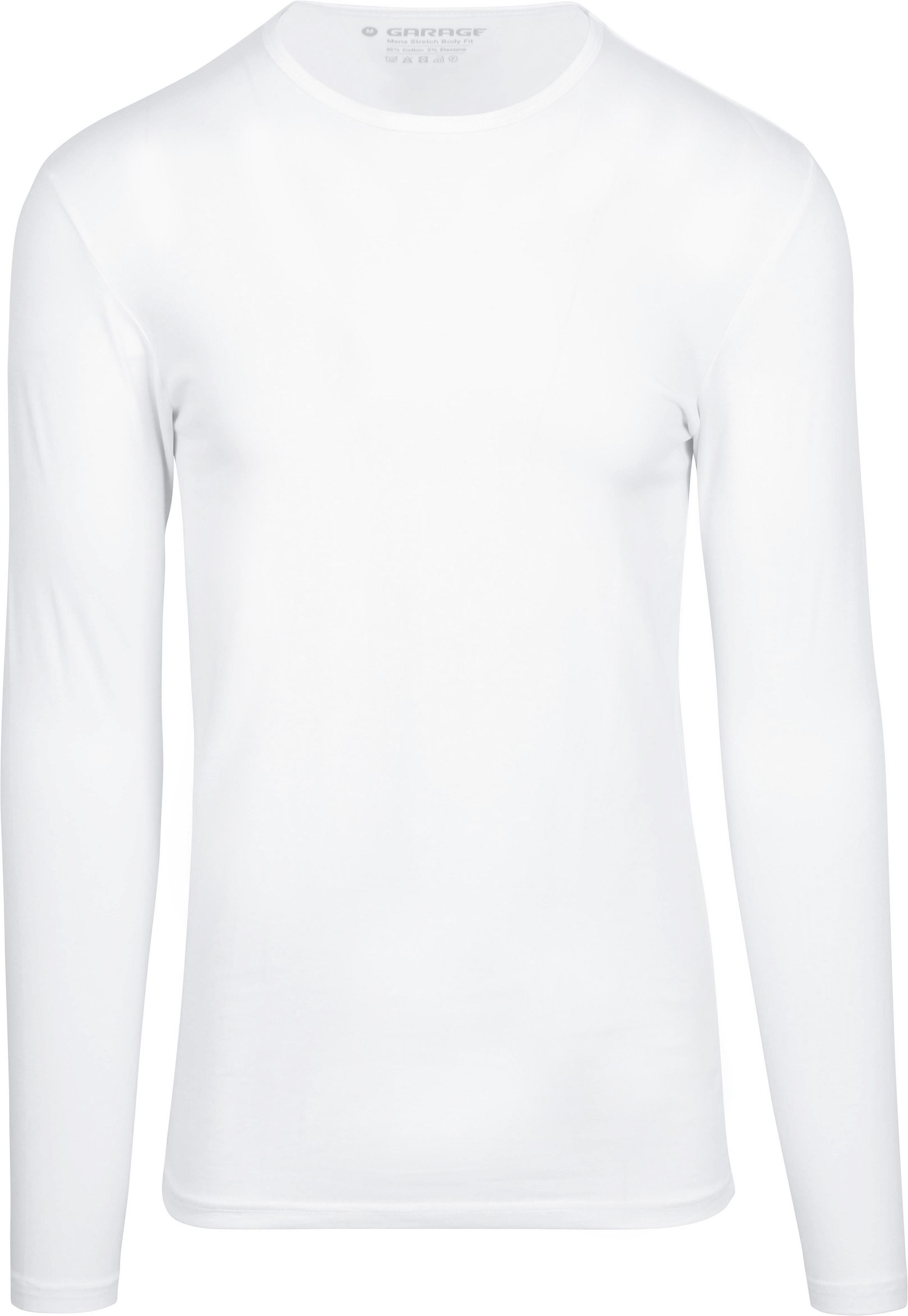 Garage Basic T-shirt Longsleeve White order online | 0303 | Suitable Lithuania