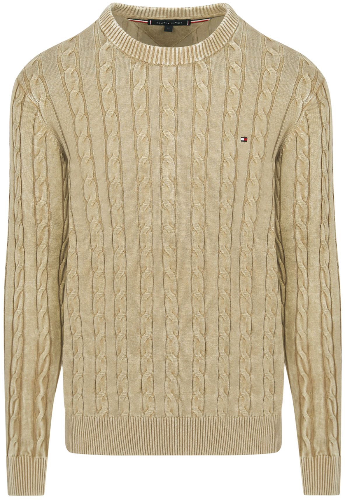 Tommy Hilfiger Pullover Cable Sandalwood MW0MW39524-RBT kopen | Suitable