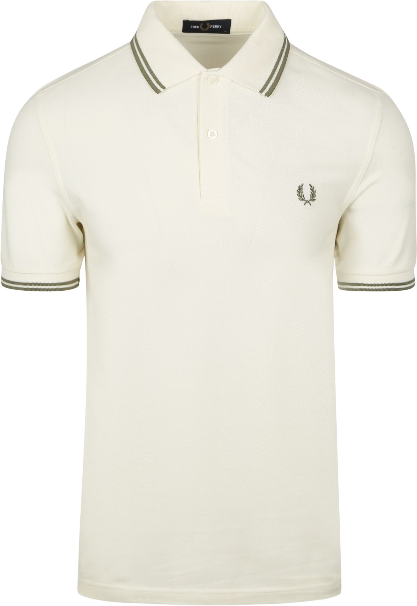 Fred Perry Polo Twin Tipped M3600 Ecru M3600-Y54 kopen | Suitable