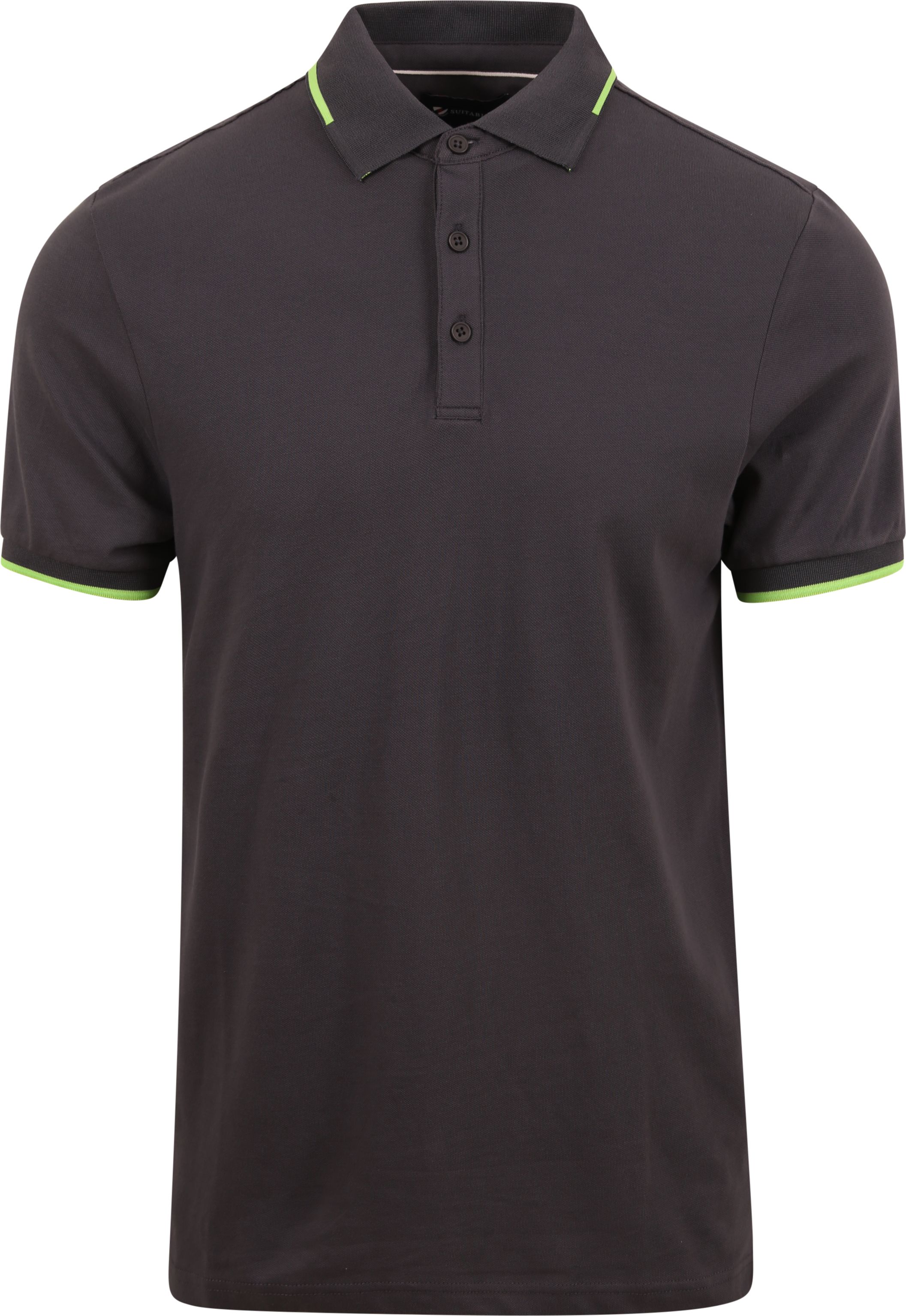 Suitable Fluo B Polo Shirt Anthracite order online | SPE23108HA45ST-980 antra | Suitable Norway
