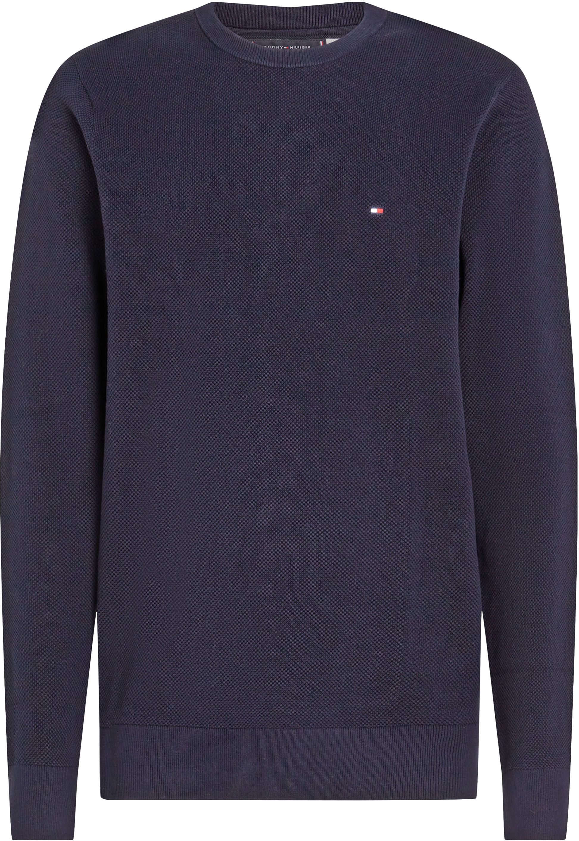 Tommy Hilfiger Sweater Essential Structure Navy MW0MW36347-DW5 order online | Suitable