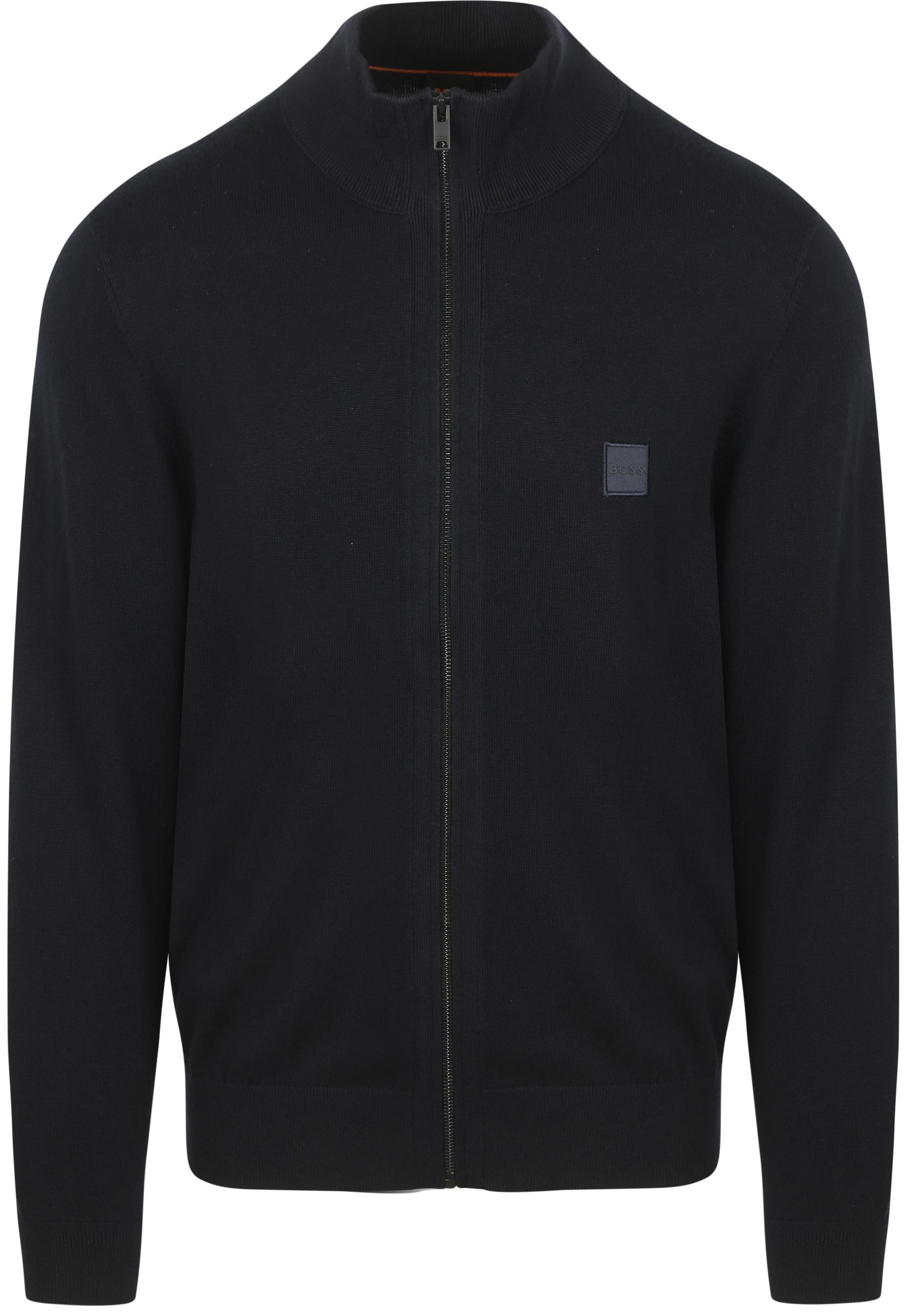 BOSS Kanozip Cardigan Dark Blue order online | 50543692-404 | Suitable Lithuania