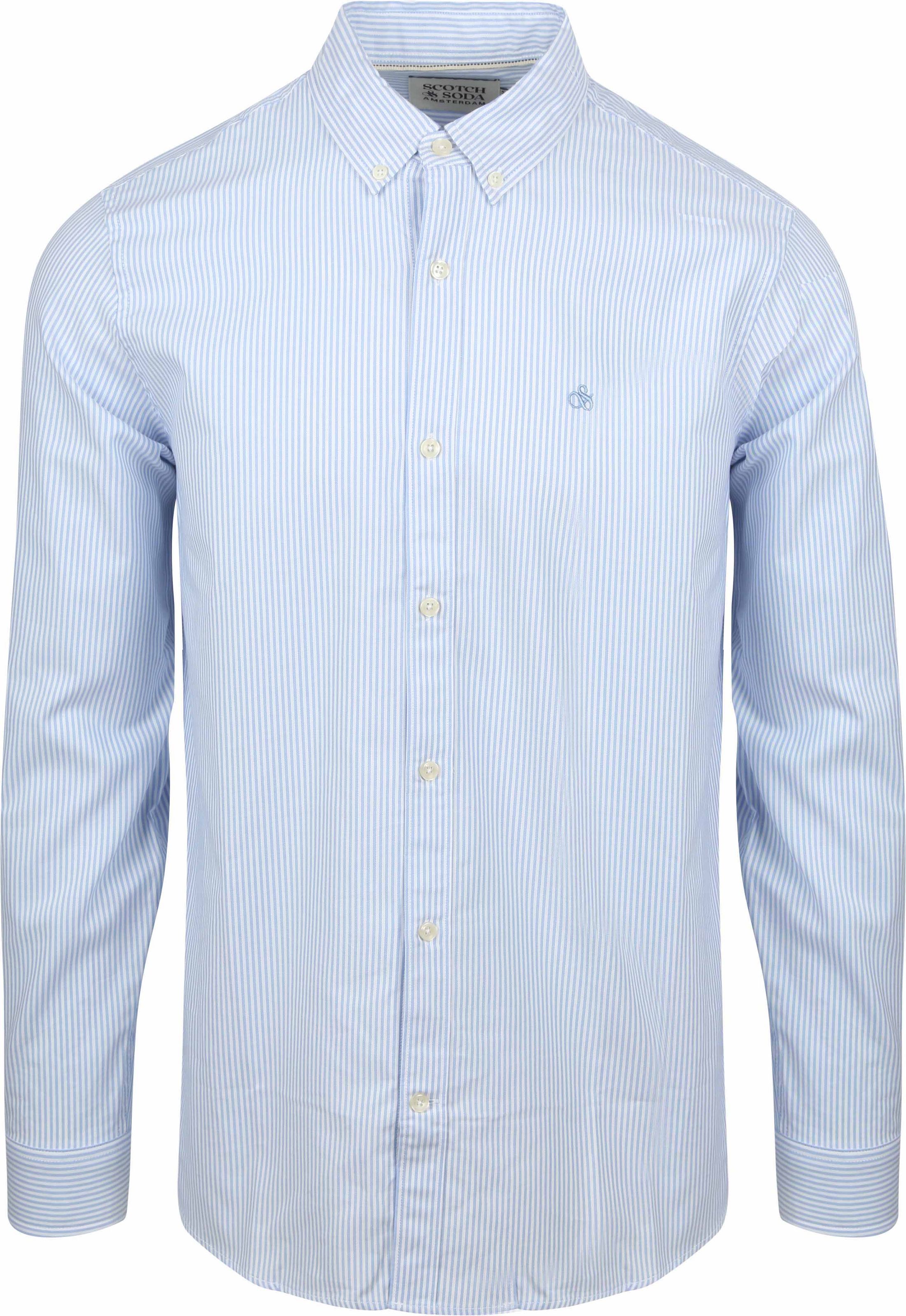 Scotch and Soda Shirt Stripe Light Blue 179187-410 order online | Suitable