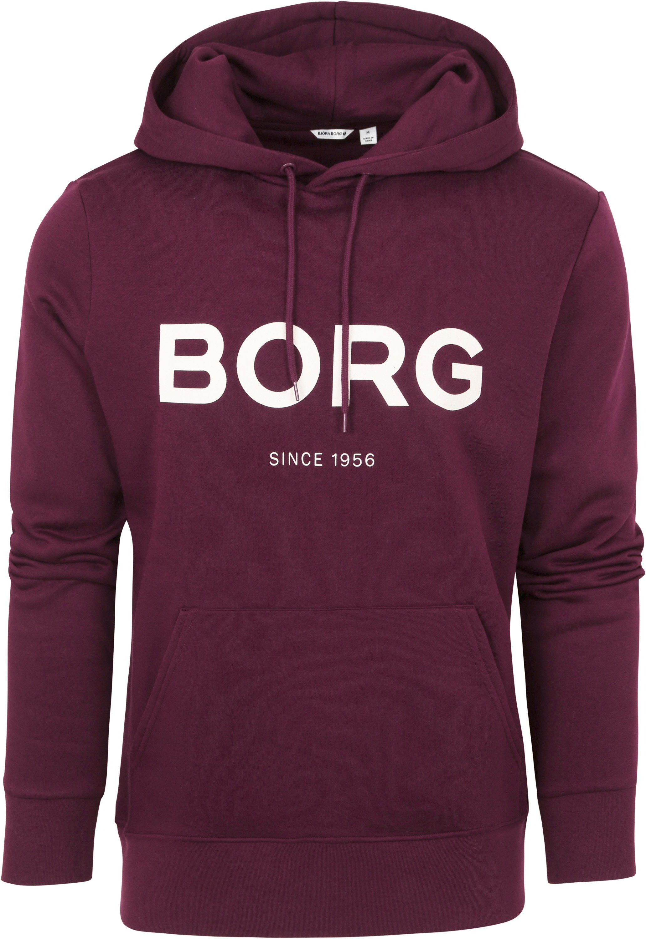 Bjorn Borg Sweater Bordeaux Red Logo Burgundy size L