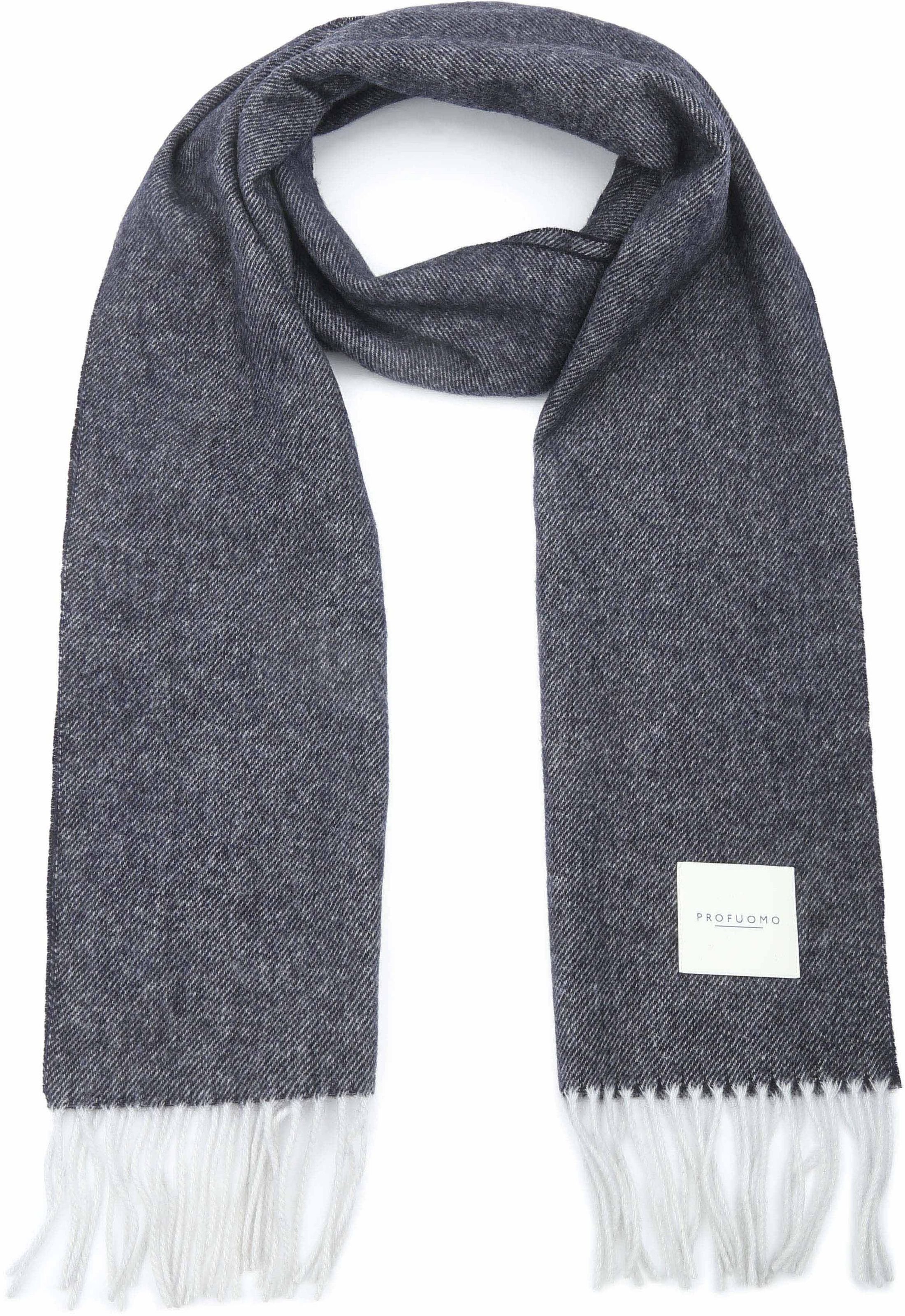 Profuomo Scarf Lambswool Navy Blue order online | PPVS30001C-P | Suitable Lithuania