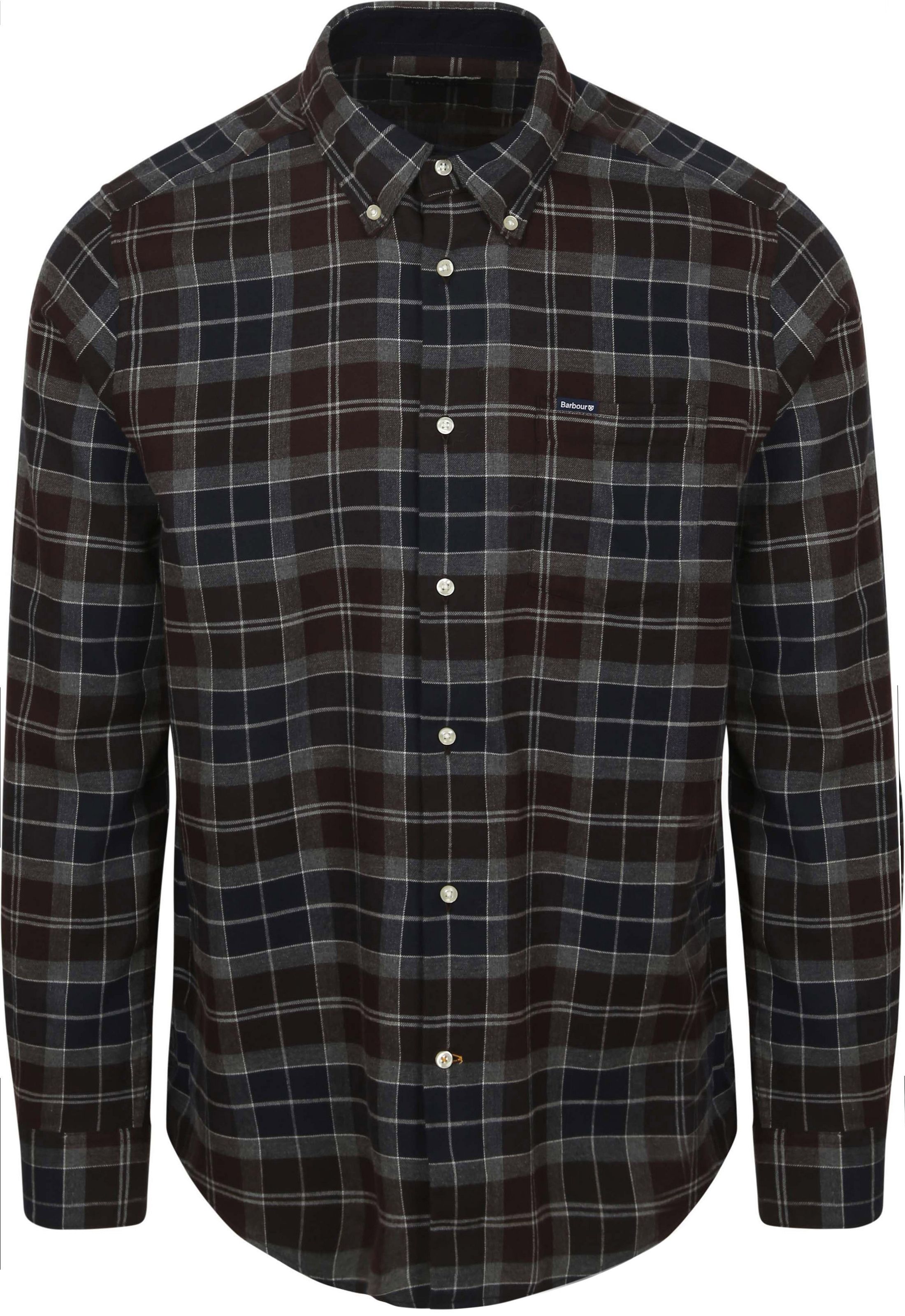Barbour Fortrose Shirt Tartan Navy Brown order online | MSH4991-TN38 | Suitable Finland