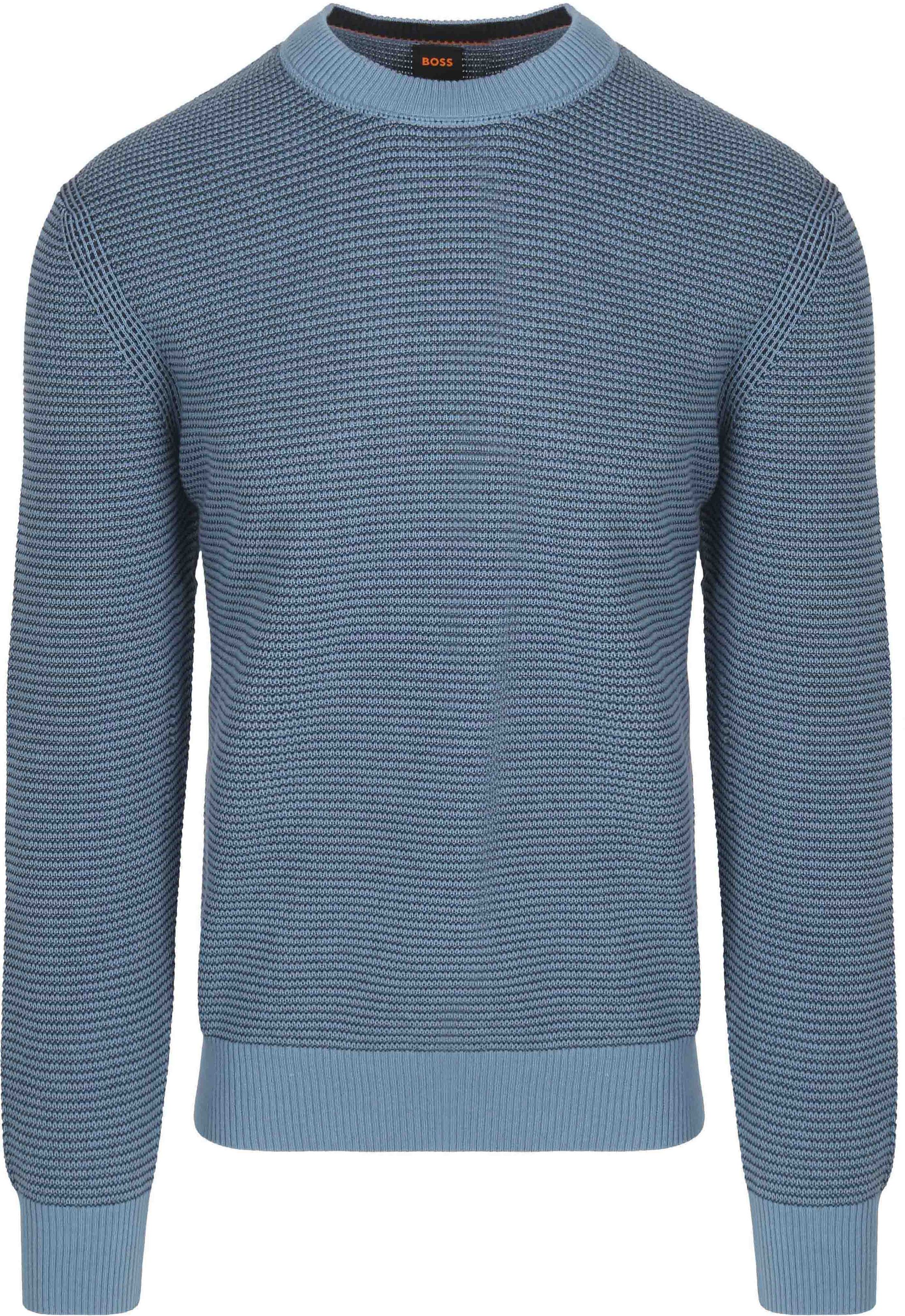 BOSS Pull Amercury Bleu commander en ligne | 50523575-472 | Suitable Luxembourg