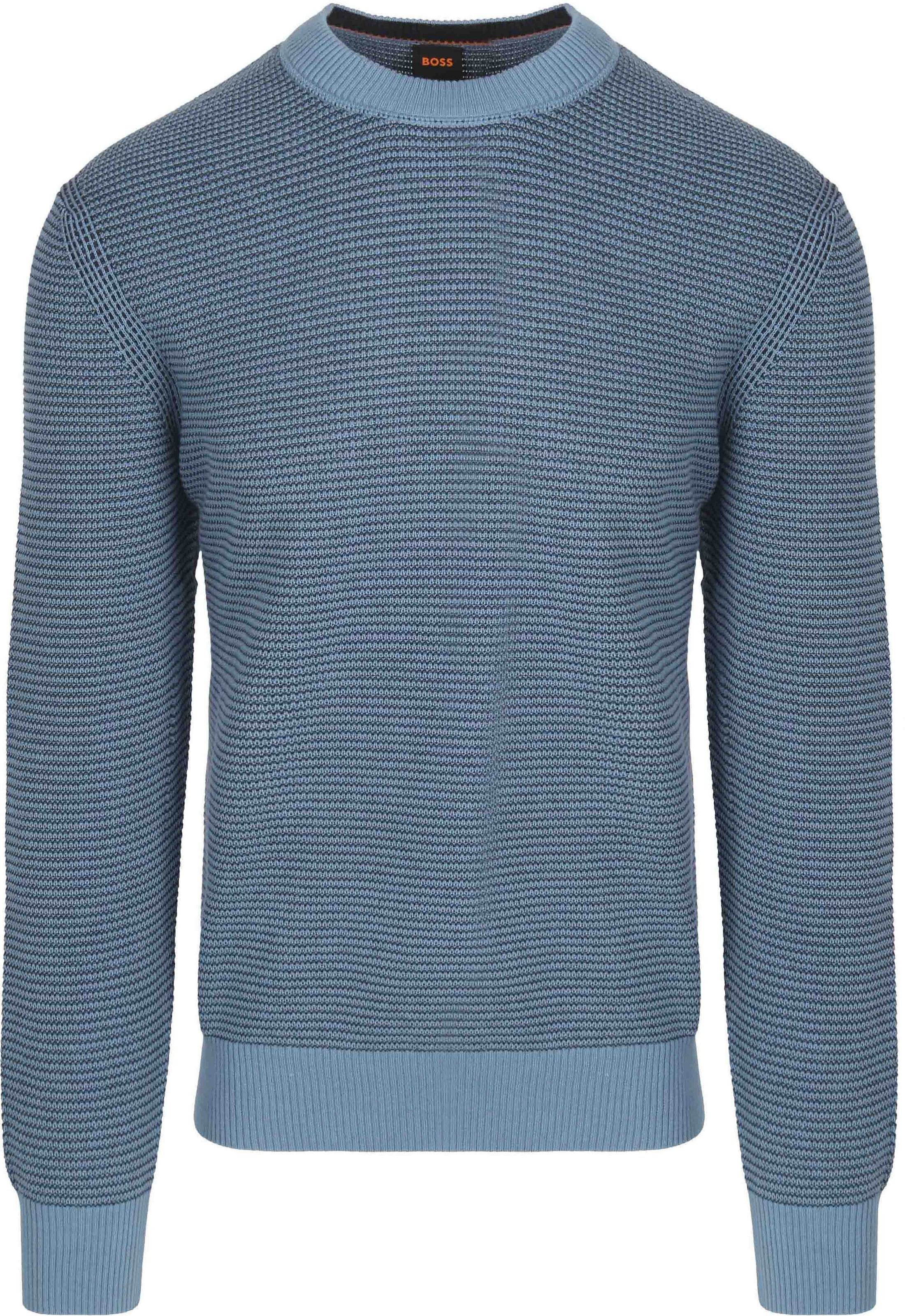 BOSS Pullover Amercury Blauw 50523575-472 kopen | Suitable