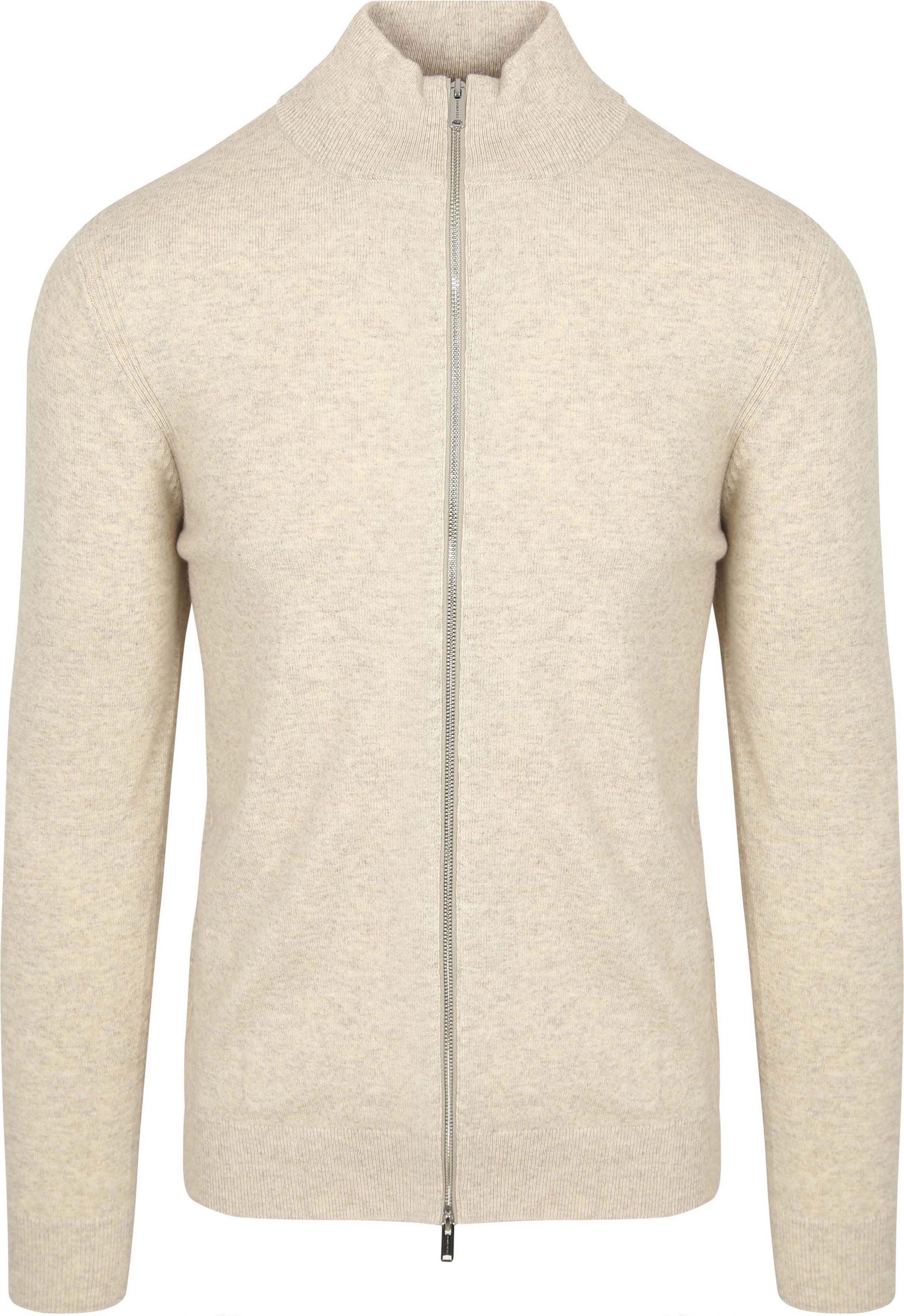 Profuomo Cardigan Laine Merino Ecru PPVJ30025A-F commander en ligne | Suitable