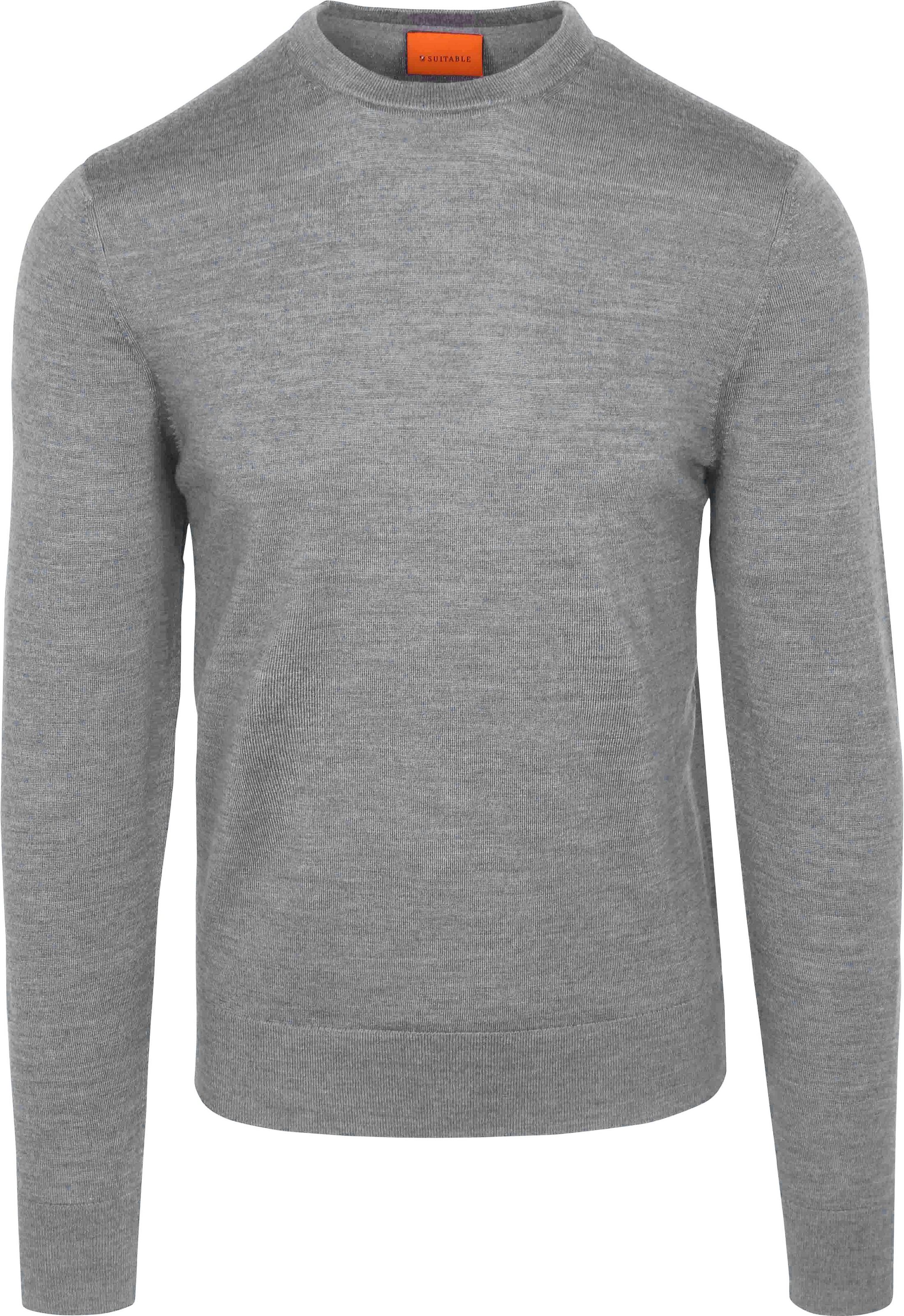 Suitable Merino Pullover Grey PU-MRI-O-24 VP205450 Grey order online | Suitable