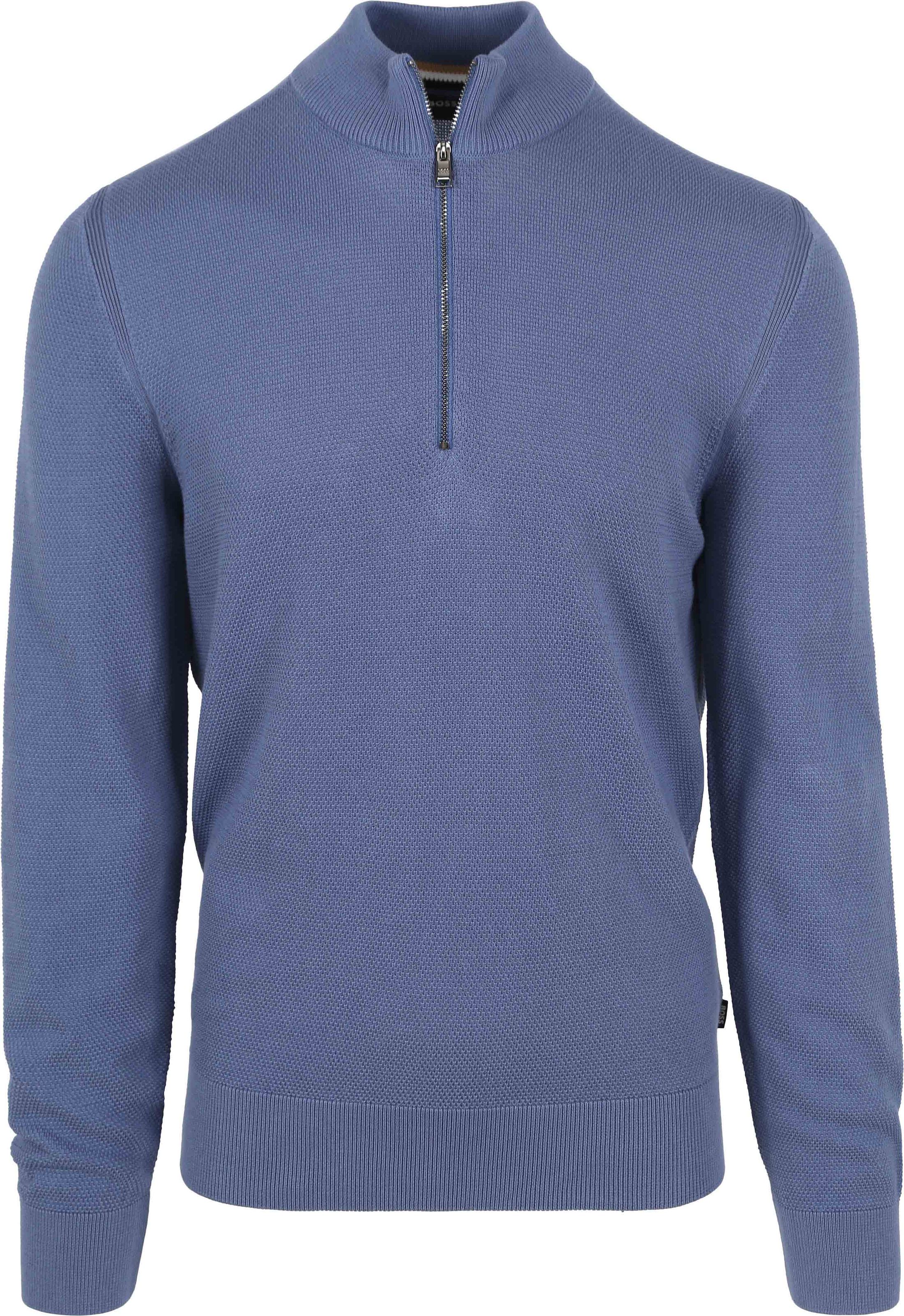 BOSS Ebrando-P Half Zip Sweater Blue order online | 50505997-479 | Suitable Greece