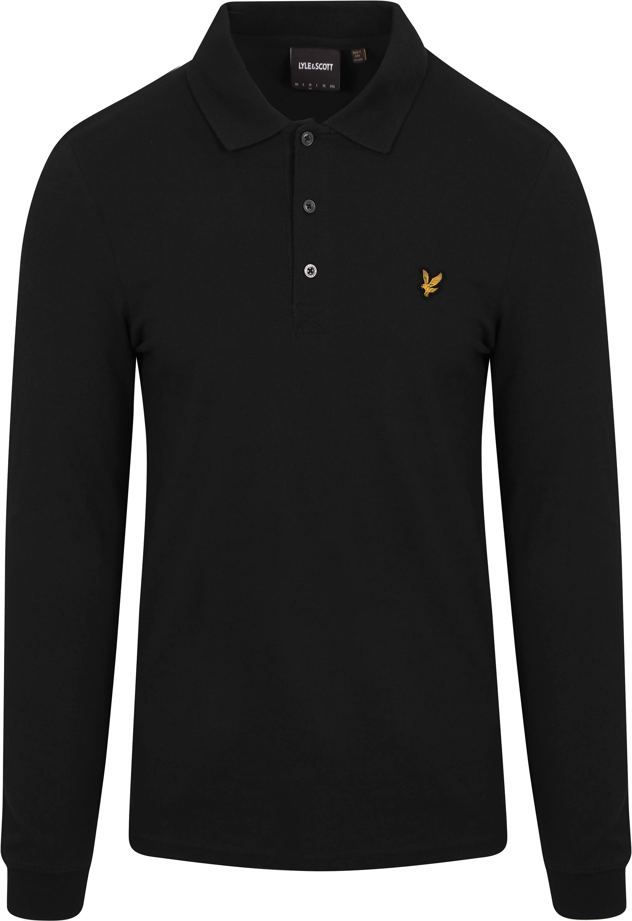 Lyle and Scott Black Longsleeve Polo Grey order online | LP400VOG-Z865 | Suitable Liechtenstein