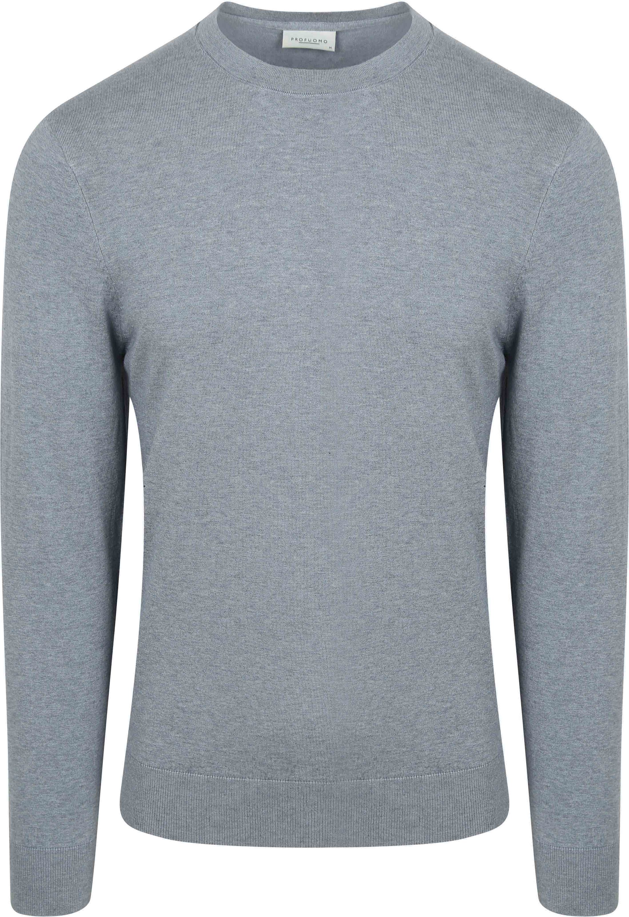 Profuomo Pullover Luxury Basic Blue PPWJ10001D-M order online | Suitable