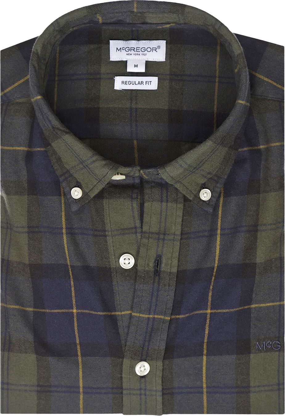 McGregor Chemise Bleu Vert A Carreaux MM242.6001.13-5005 commander en ligne | Suitable
