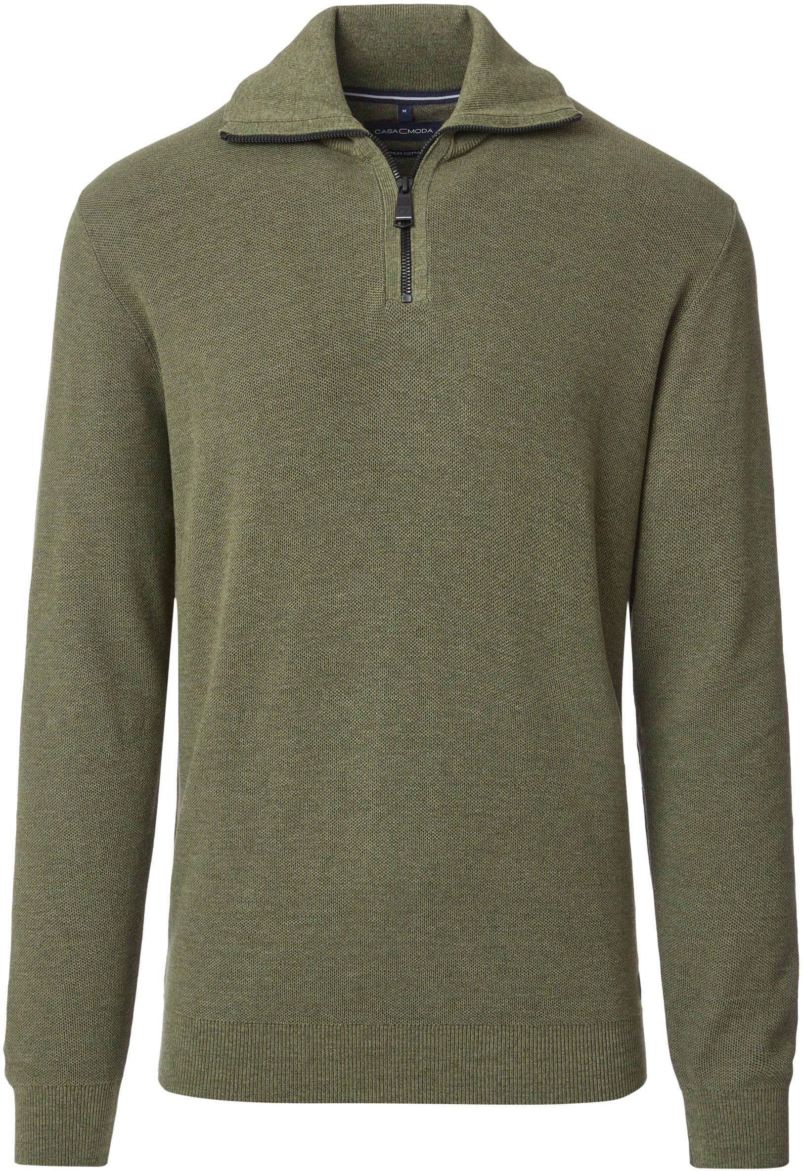 Casa Moda Halfzip Pullover Grün 413705900-335 kaufen | Suitable