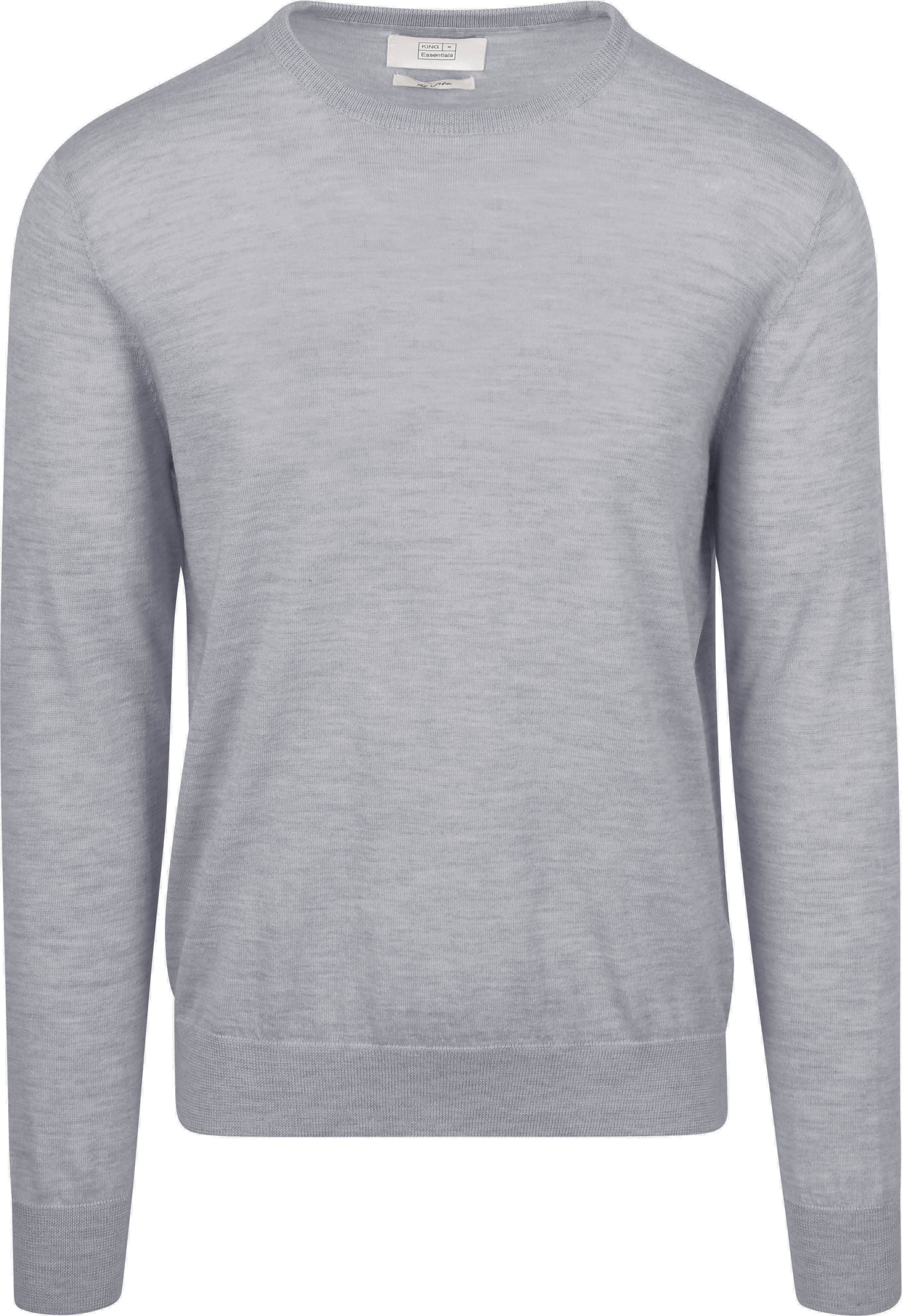 King Essentials The John Pullover Merino Grey KM111030001-C002T order online | Suitable