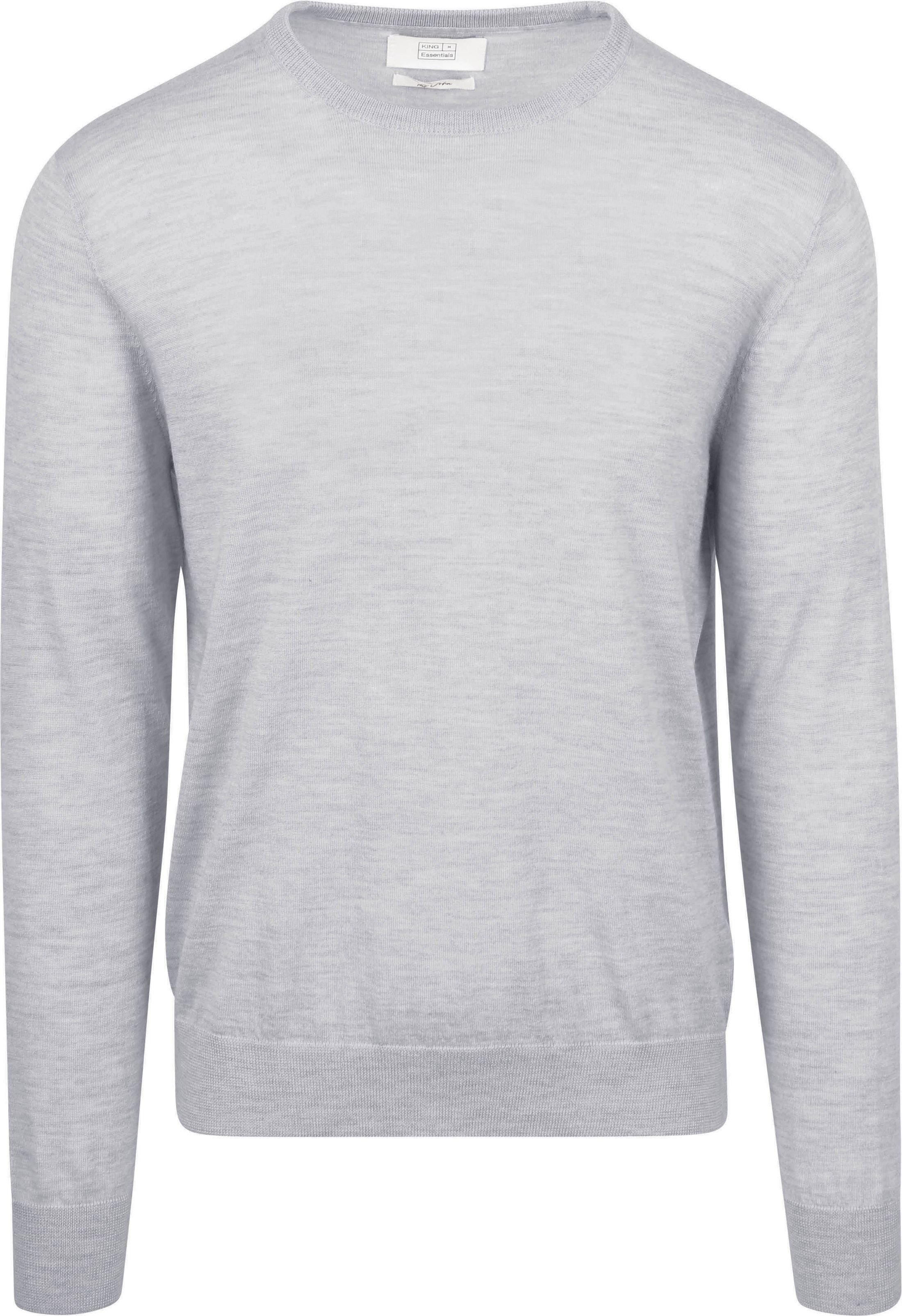 King Essentials The John Pullover Merino Light Grey order online | KM111030001-C001T | Suitable Spain
