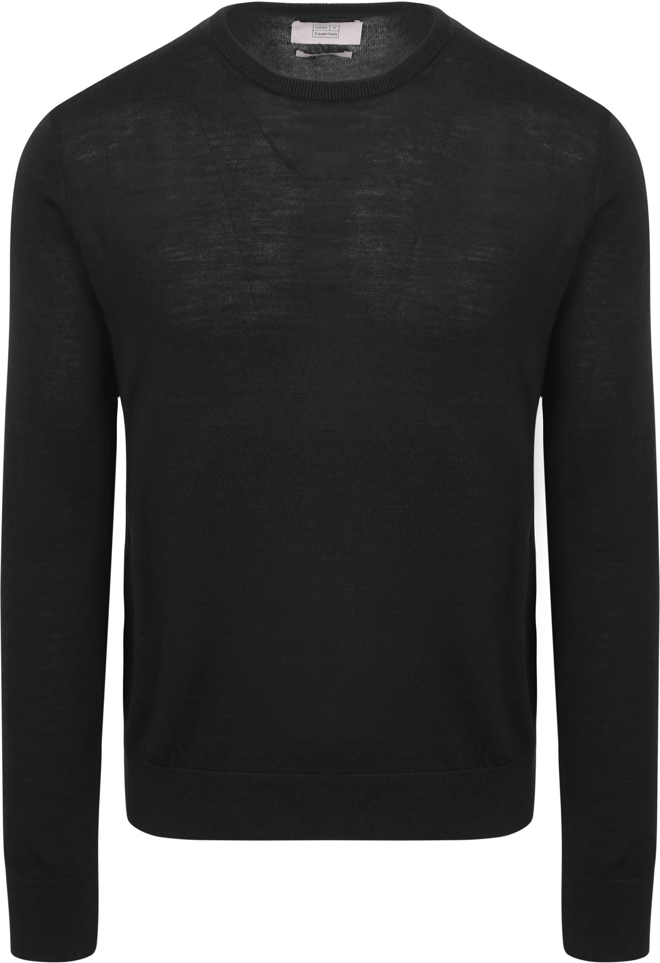 King Essentials The John Pullover Merino Zwart KM111030001-C000T kopen | Suitable