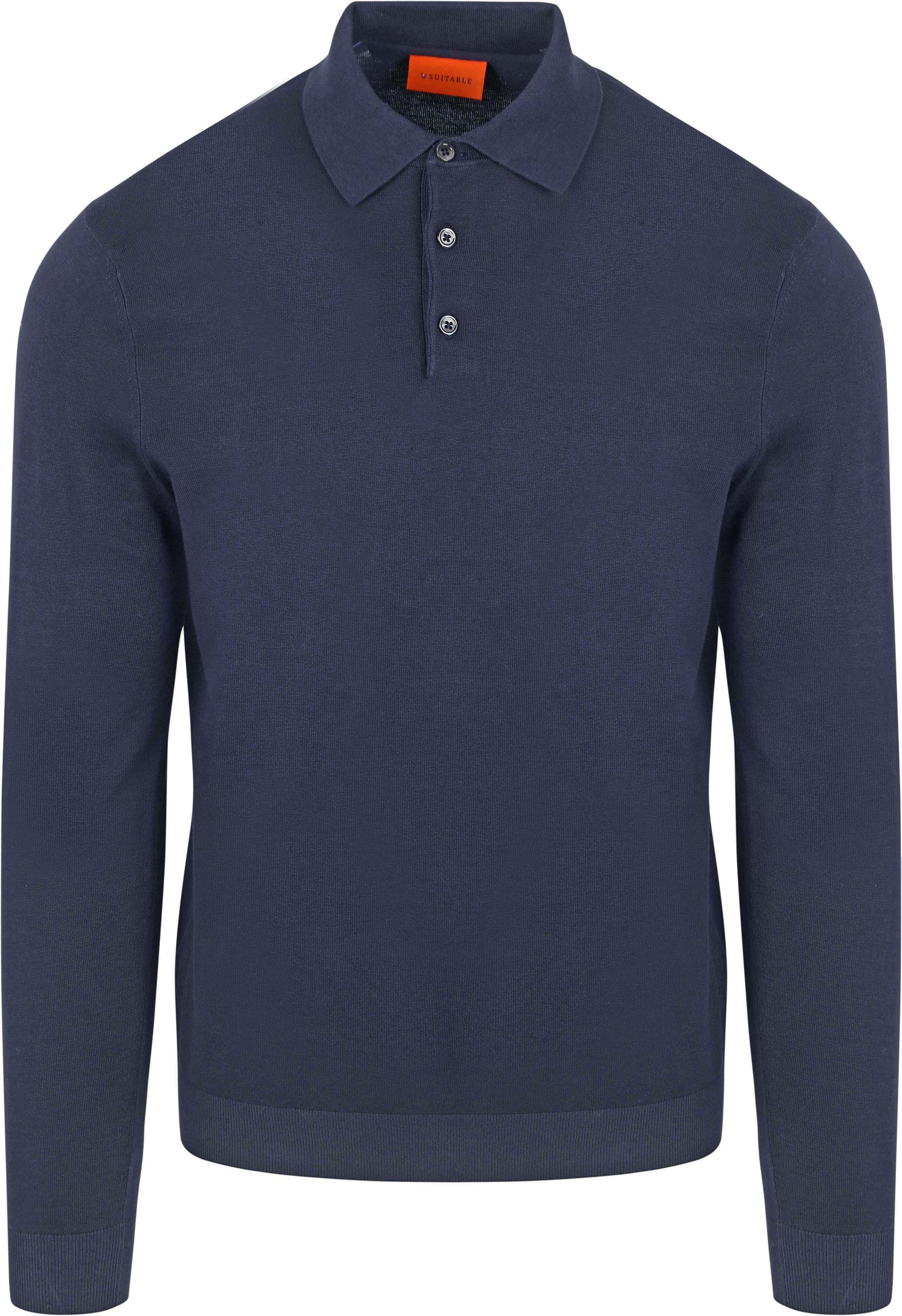 Suitable Compact Cotton Polo Shirt Navy order online | PU-POLO-CO-24 Navy | Suitable Lithuania