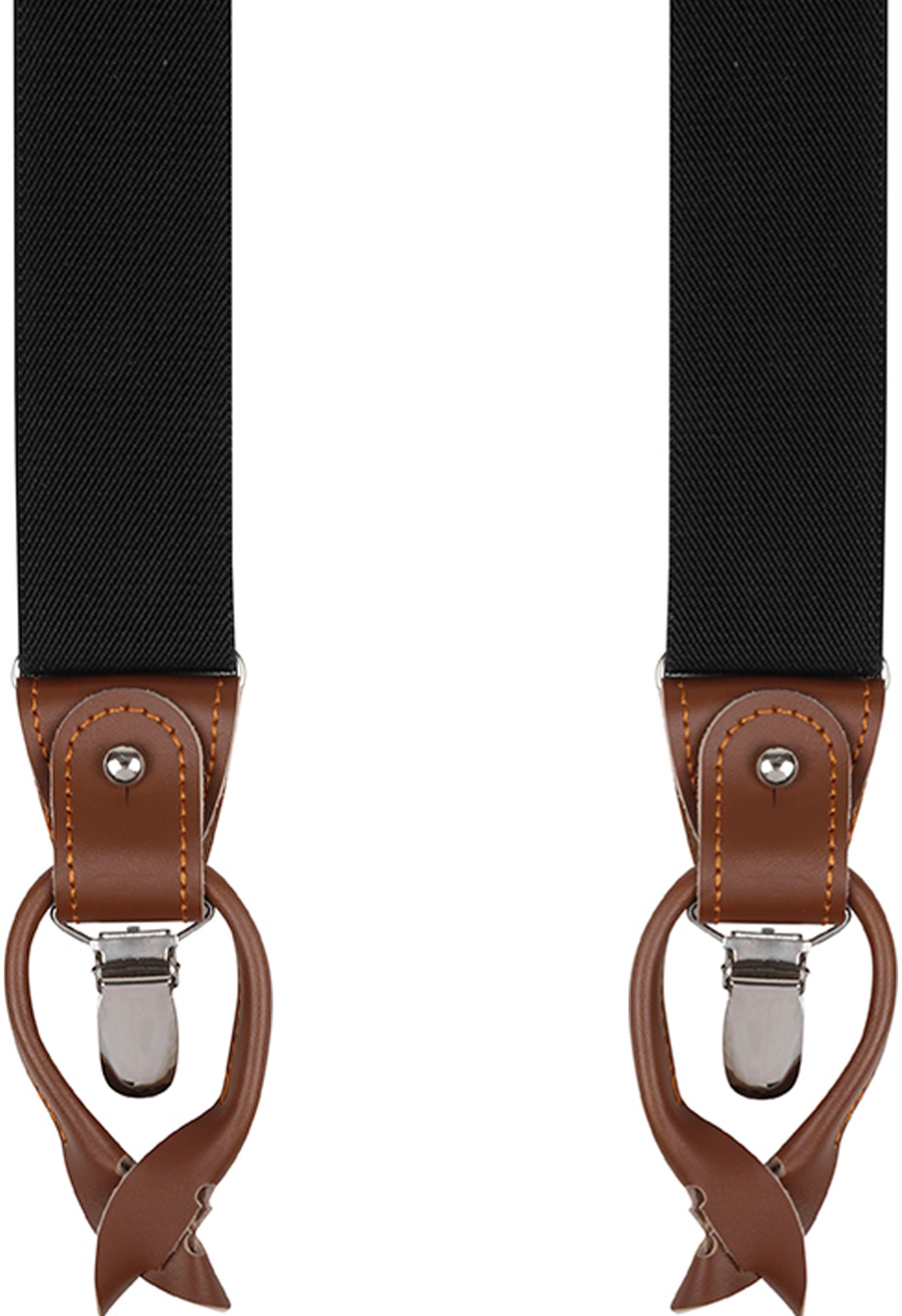 Suitable Luxe Suspenders Black