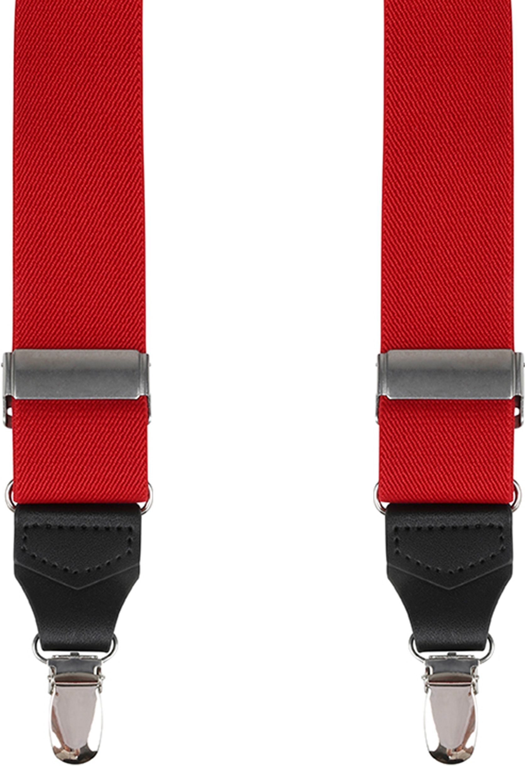 Suitable Suspenders Luxe Red