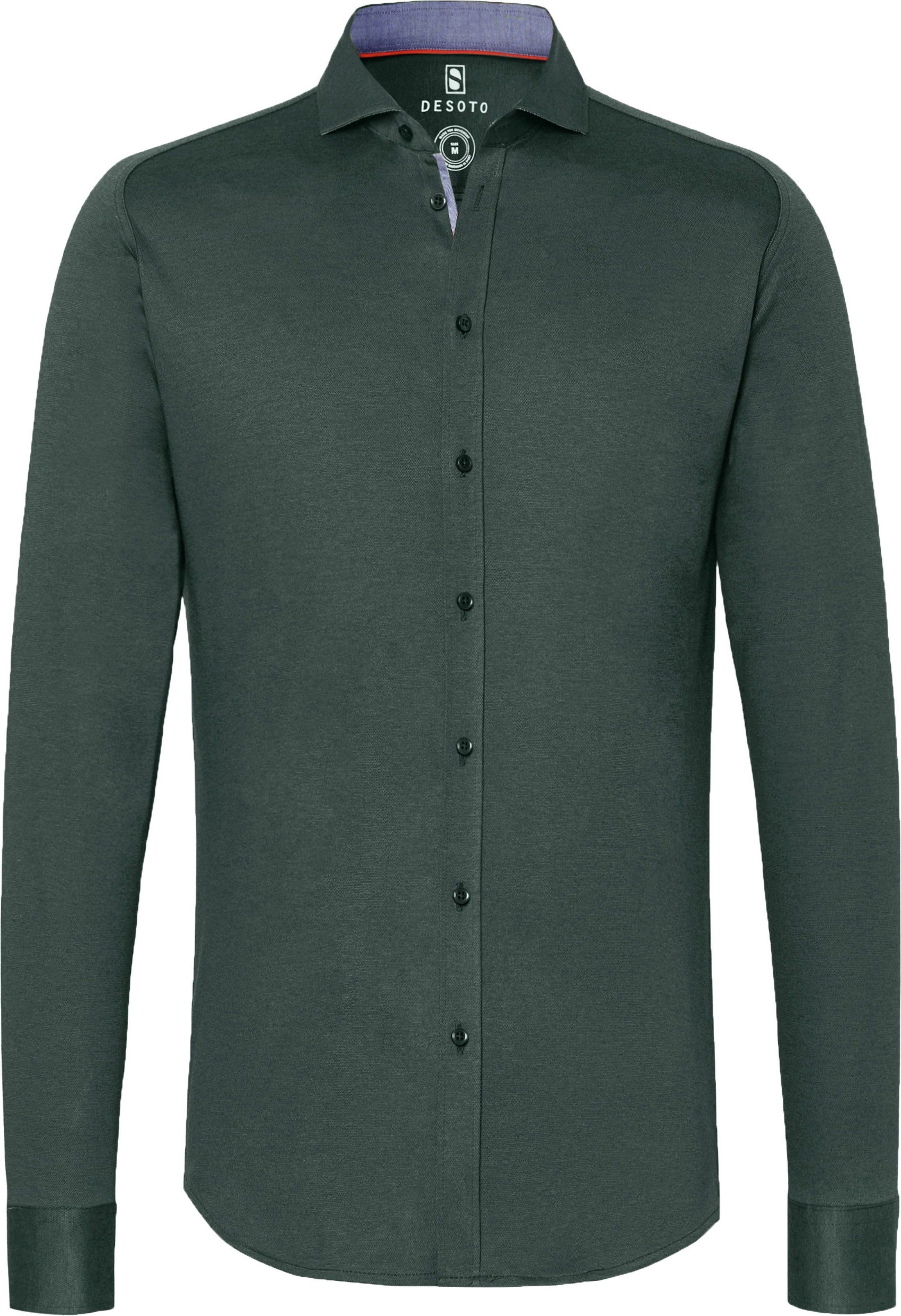 Desoto Shirt Non Iron Dark 602 Dark Green Green size 3XL