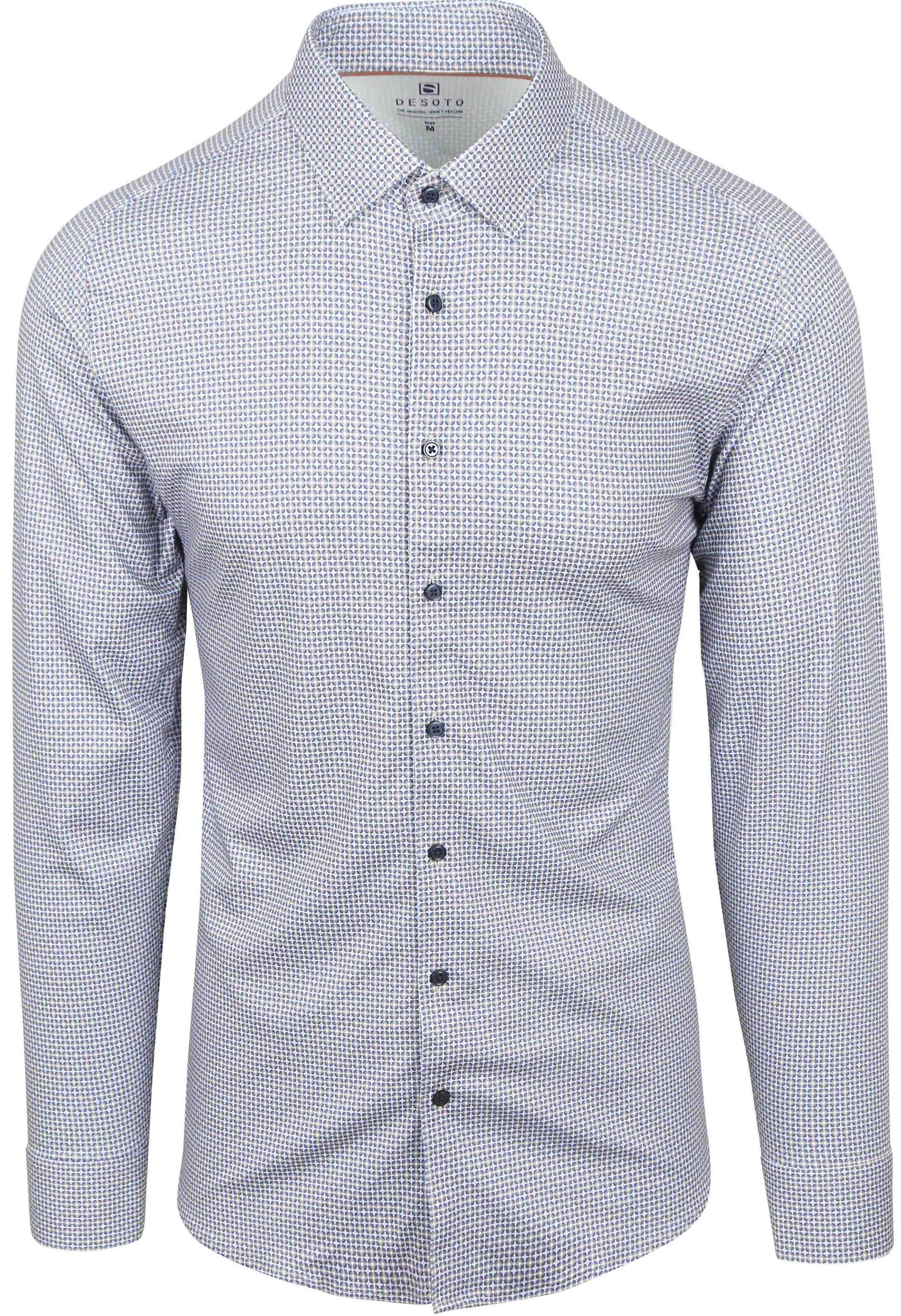 Desoto Shirt Print Blue 87228-3-813 order online | Suitable