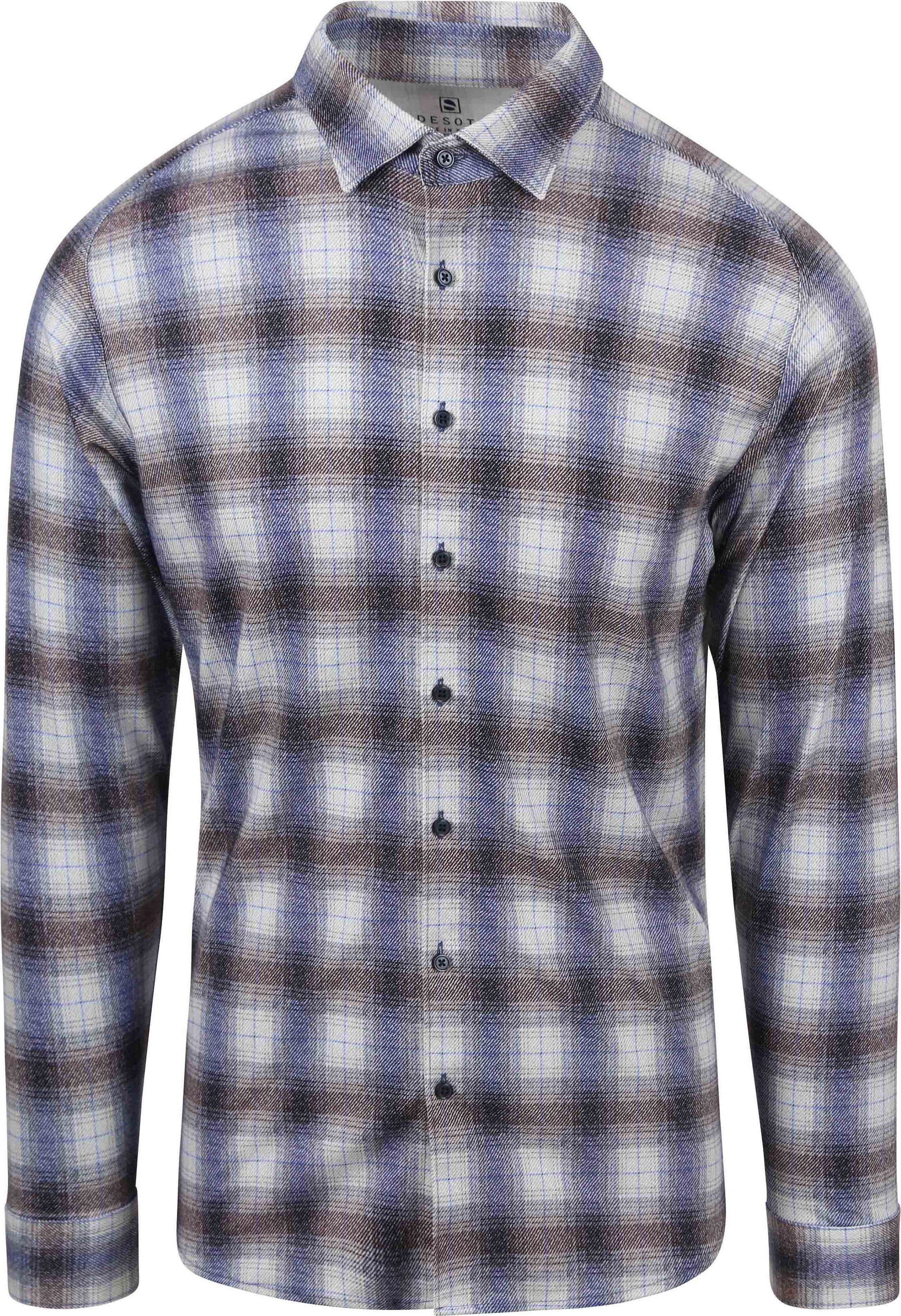 Desoto Shirt Kent Checks Blue order online | 68128-3-162 | Suitable Norway