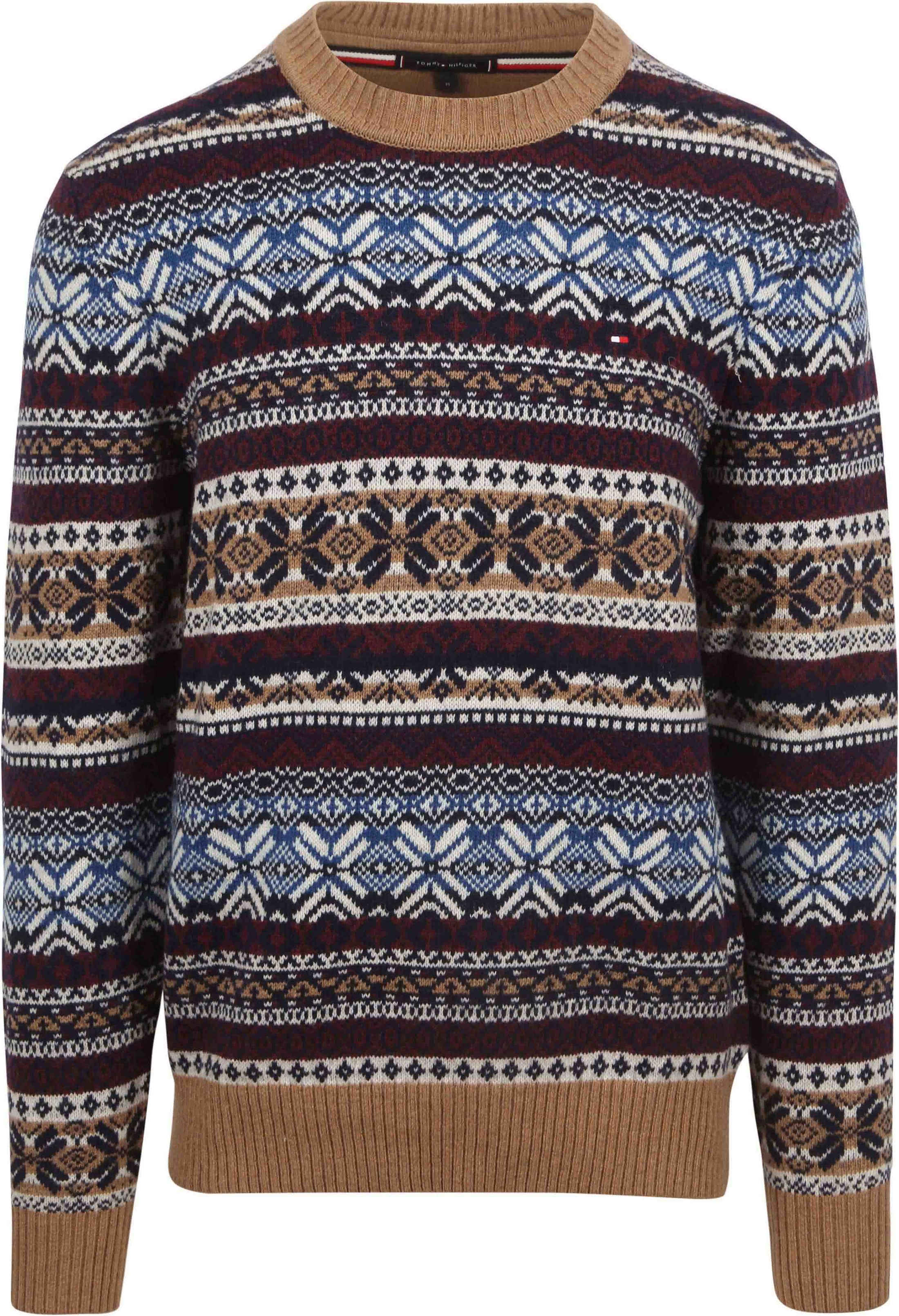 Tommy Hilfiger Fairisle Pullover Print Camel order online | MW0MW37026-0HD | Suitable Spain