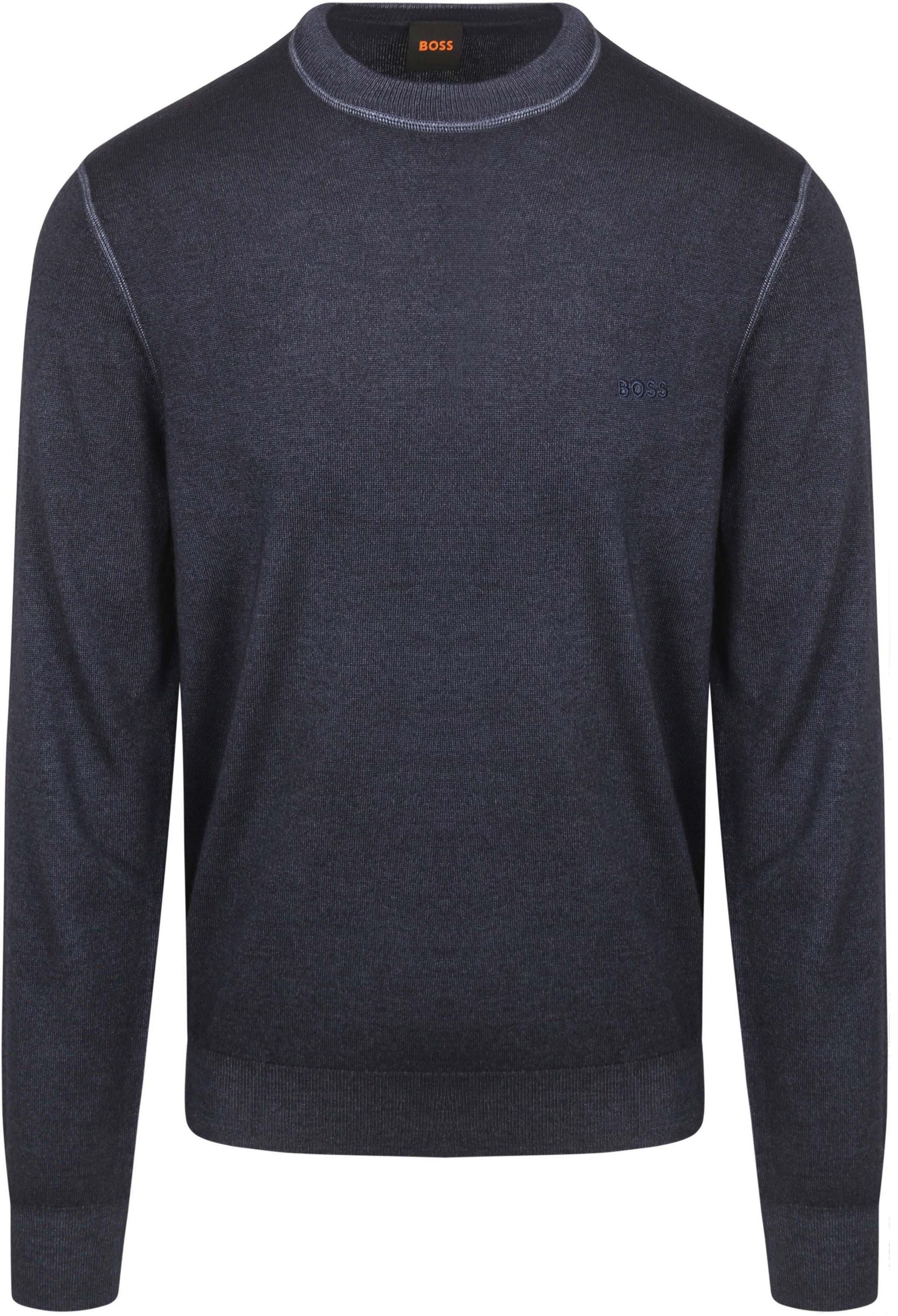 BOSS Pullover Astefano Wool Navy 50527334-404 order online | Suitable