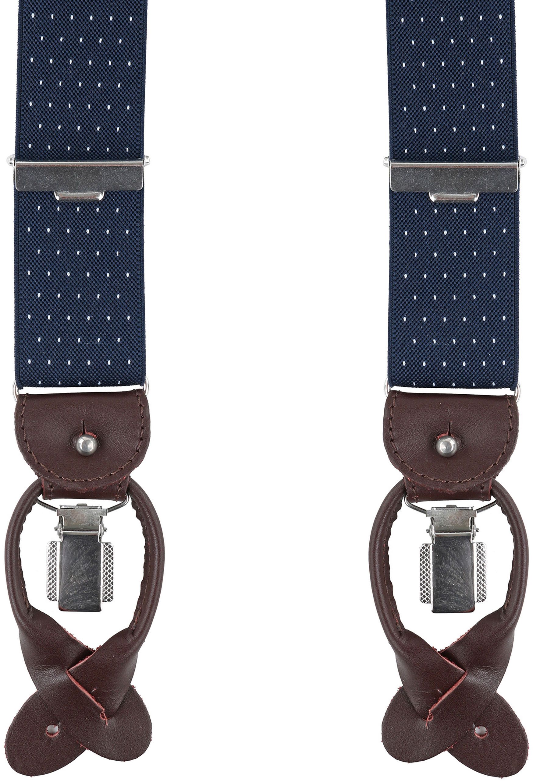 Profuomo Suspenders Navy-White order online | PP1L00003B-P | Suitable Liechtenstein
