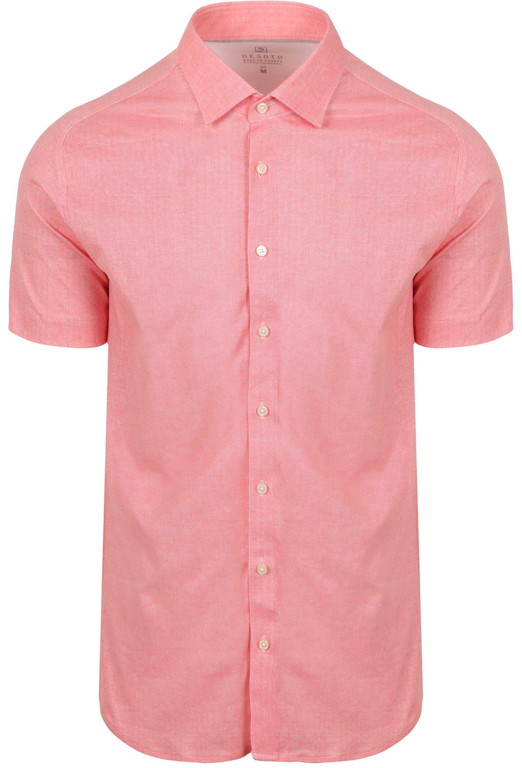 Desoto Short Sleeve Jersey Overhemd Coral 83032-3-310 kopen | Suitable