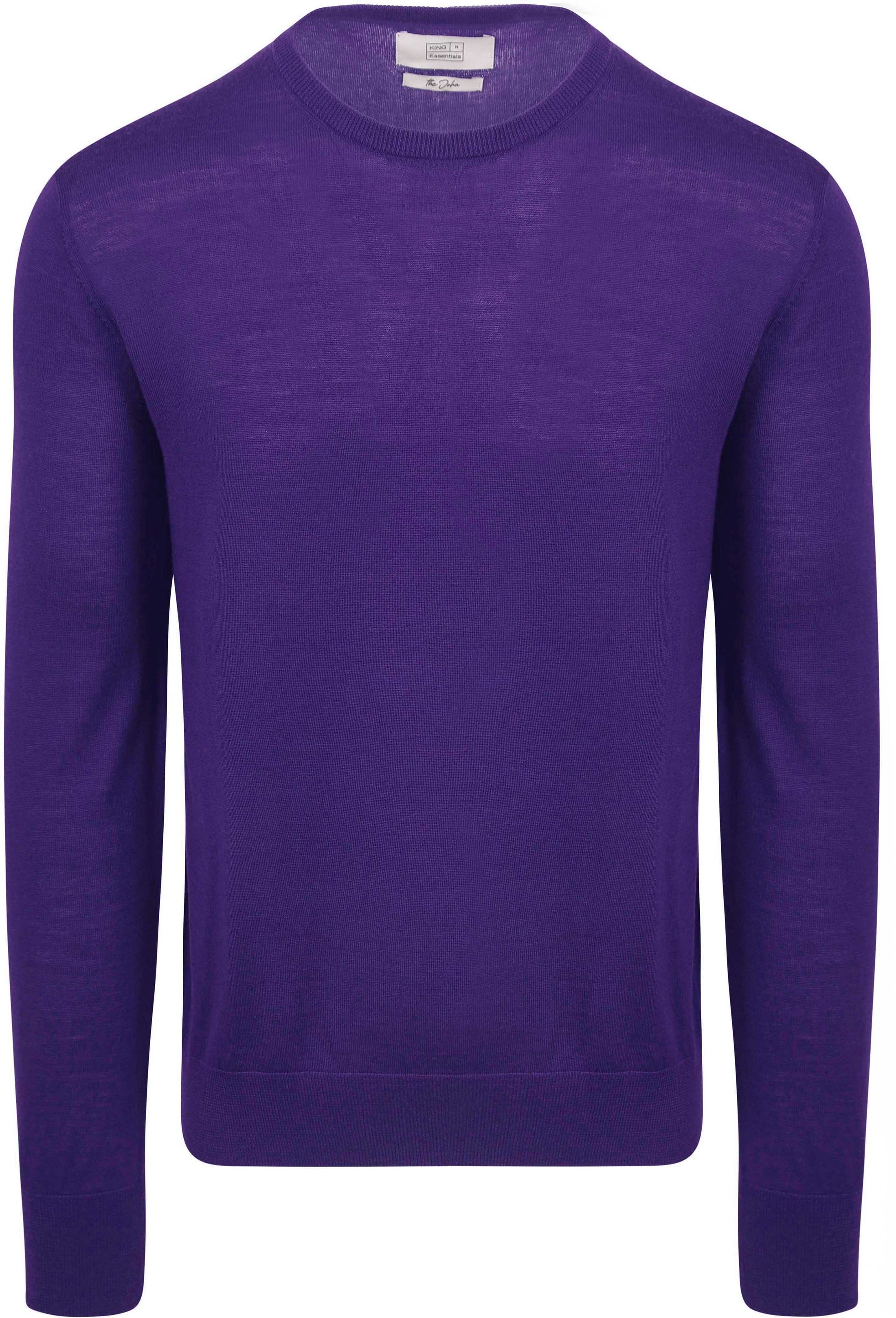 King Essentials The John Pullover Merino Purple KM111030001-P075T order online | Suitable