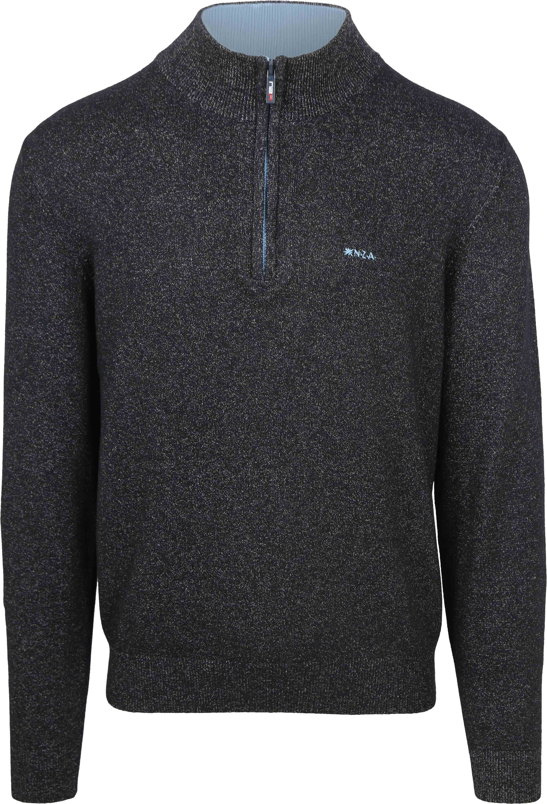 NZA Half Zip Sweater Christopher Melange Navy 24HN414-1668 order online | Suitable