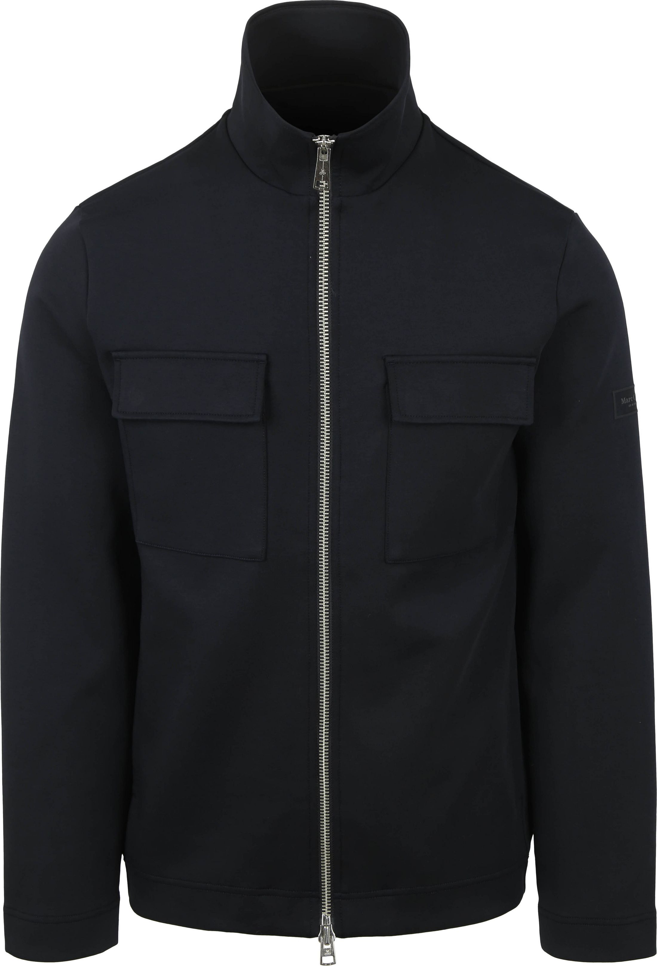 Marc O'Polo Scuba Interlock Overshirt Navy 522300257020-898 kopen | Suitable