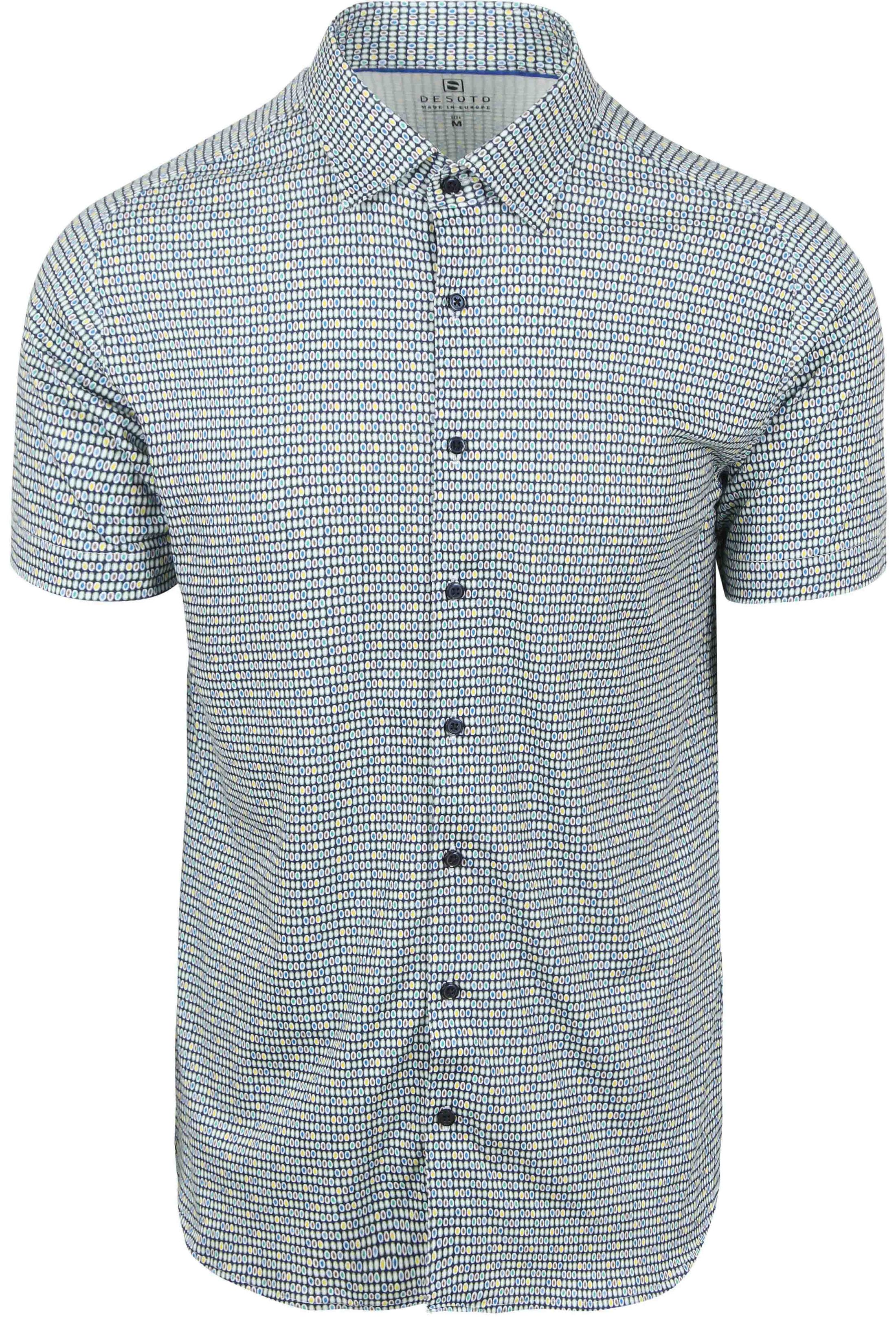 Desoto Short Sleeve Jersey Hemd Print Grün kaufen | 82232-3-618 | Suitable