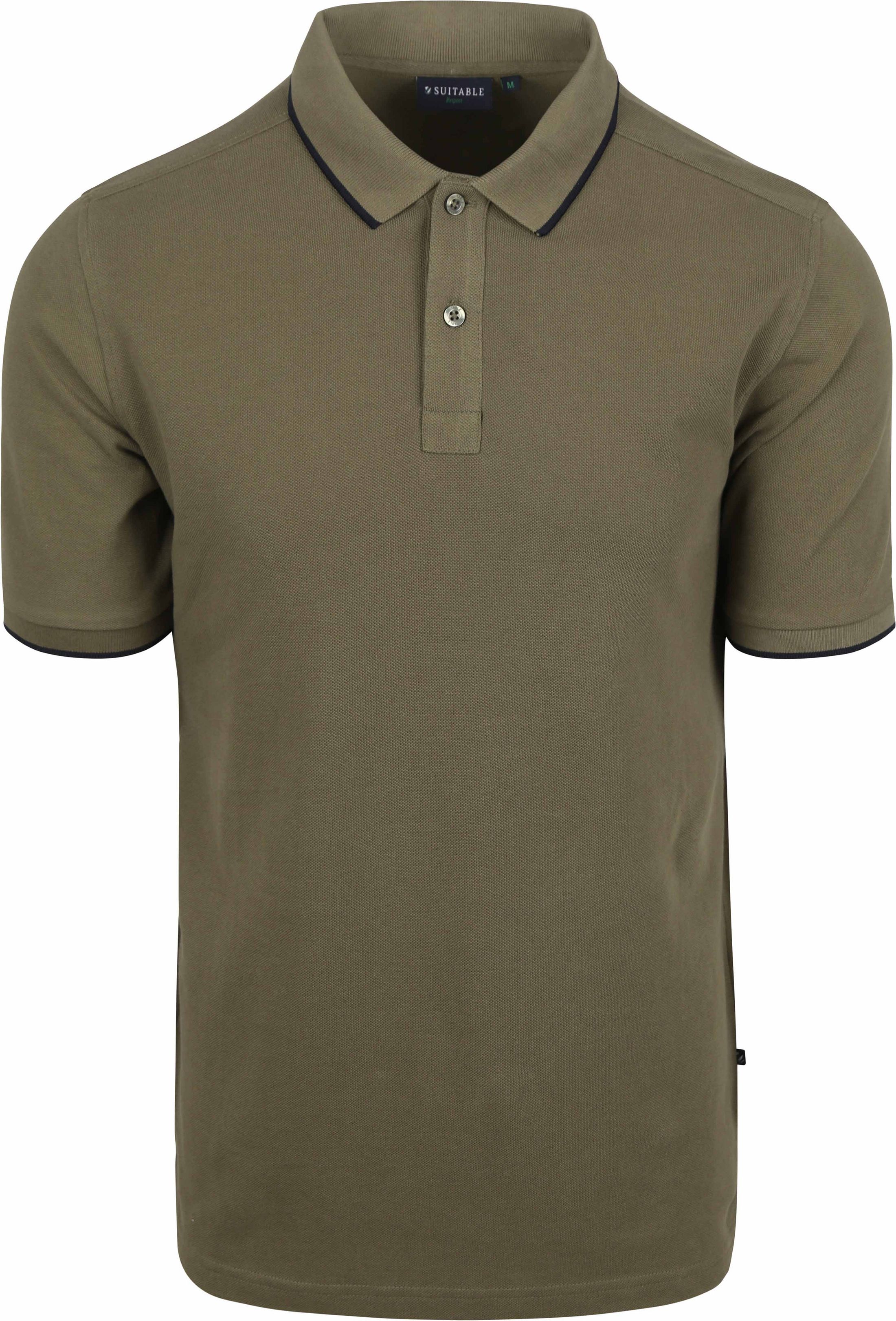 Suitable Respect Polo Shirt Tip Ferry Olive Green order online | RSP-25TPF-DO | Suitable Norway