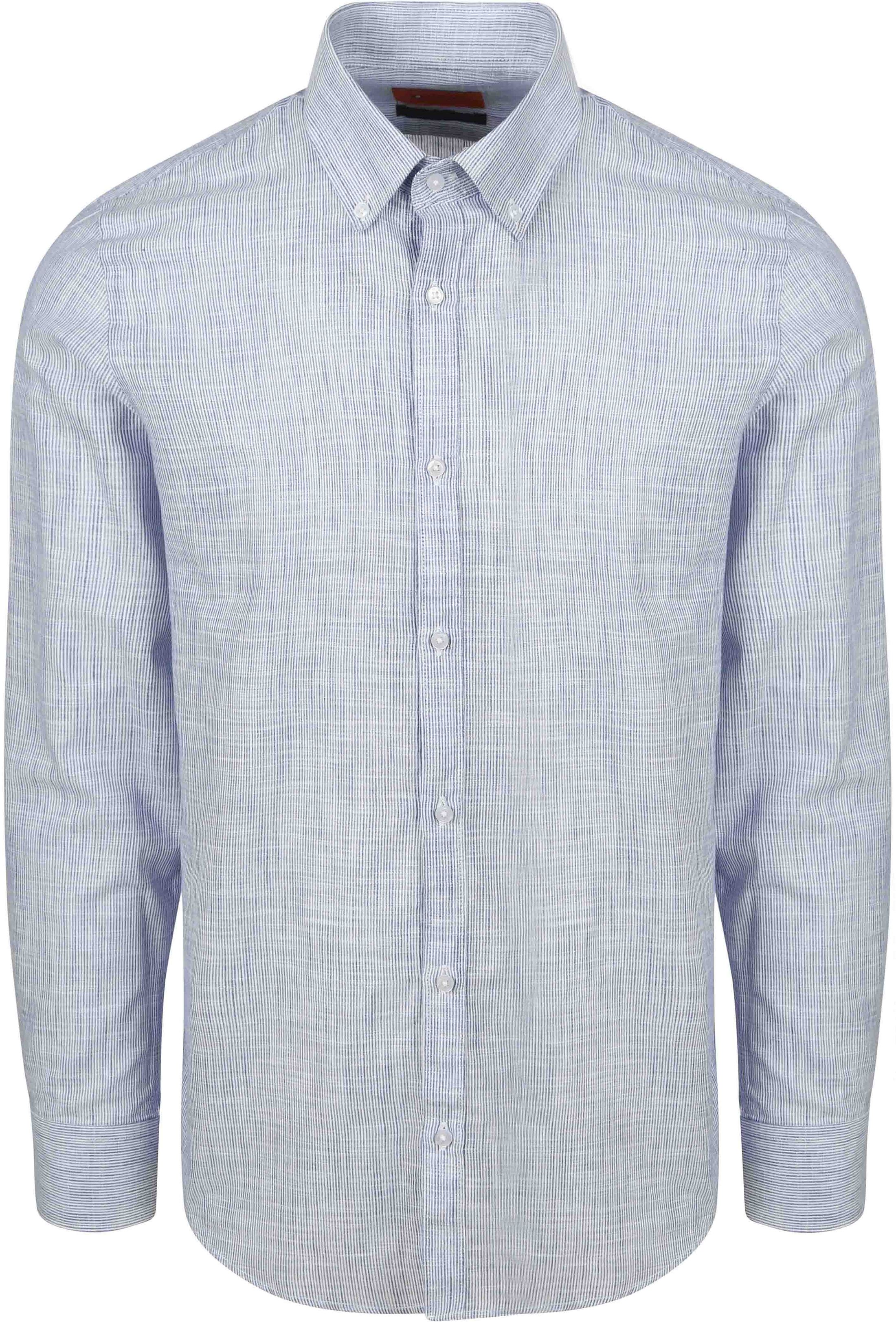 Suitable Shirt Cotton Slub Stripes Blue order online | SH-LOSL-CO-STBL-25.04 stripe | Suitable Lithuania