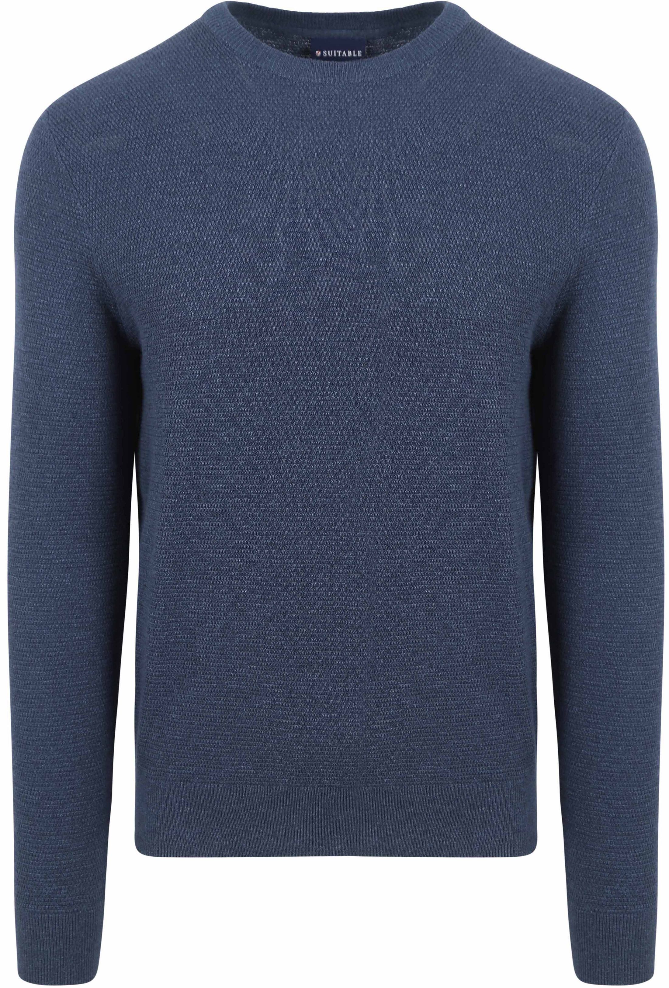 Suitable Pullover Struktur Petrol PU-O-SLUB-24 FCD15963 kaufen | Suitable
