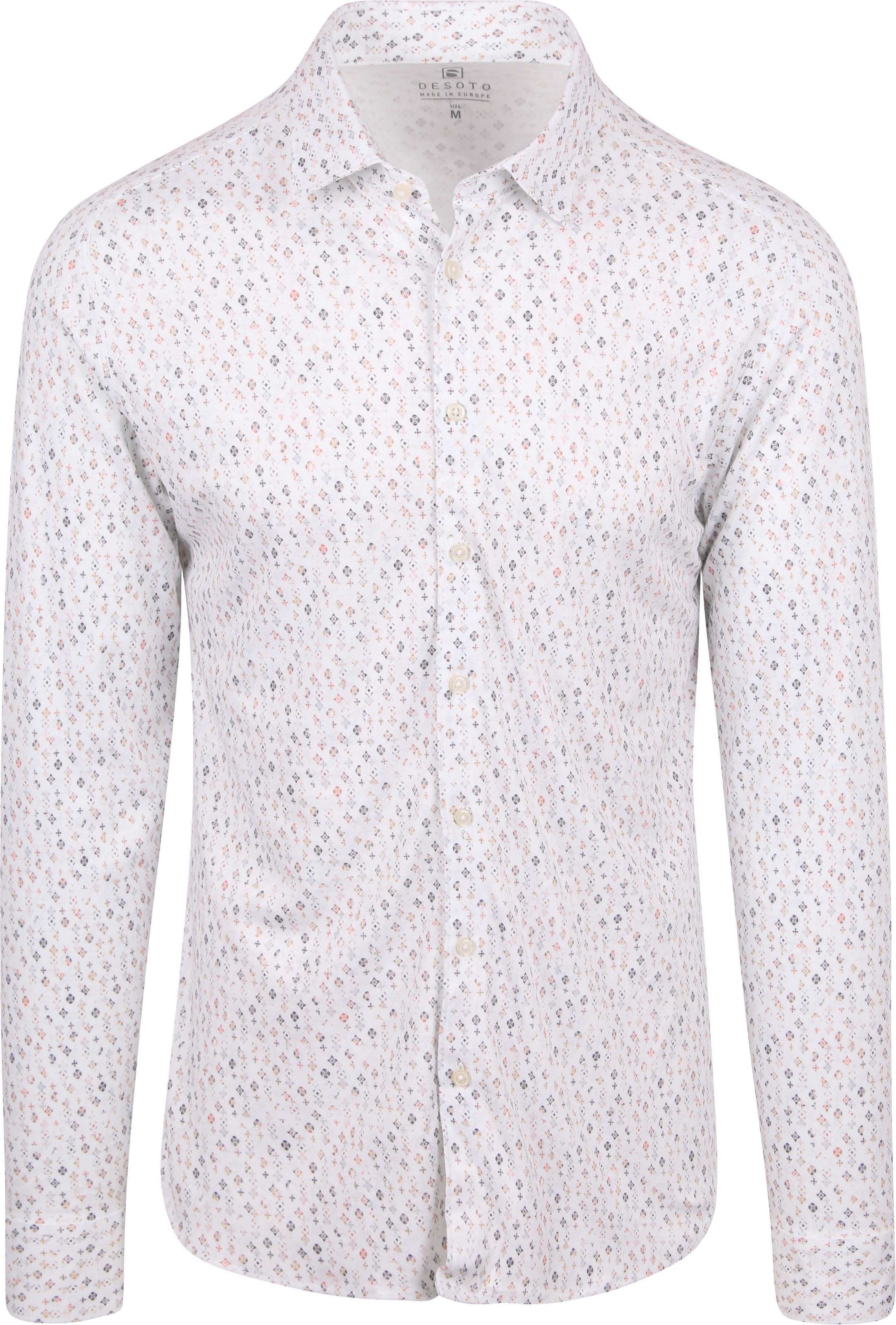 Desoto Chemise Fundamental Vibes Impression Multicolore 77428-3-821 commander en ligne | Suitable