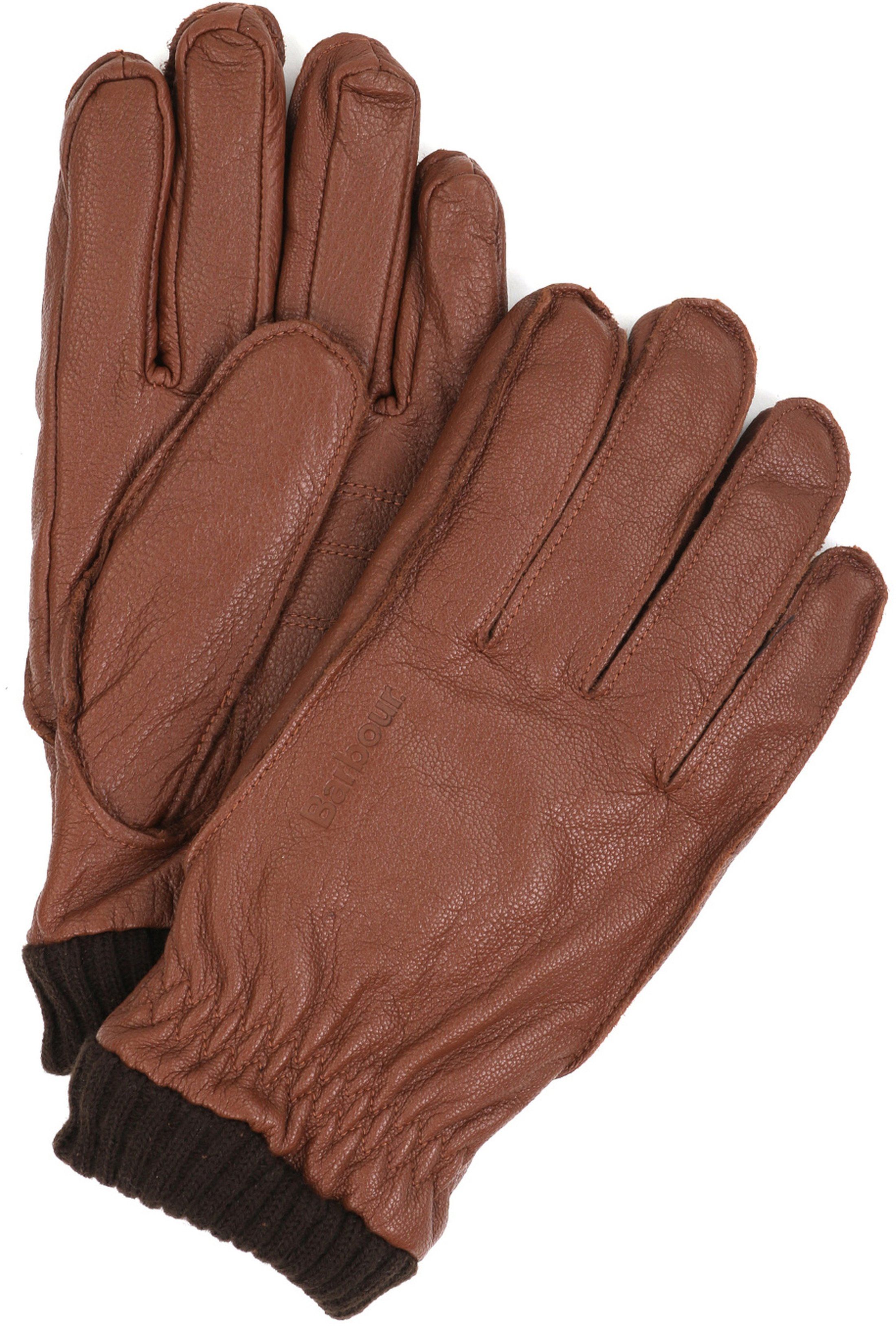 Barbour Gloves Camel Brown size M