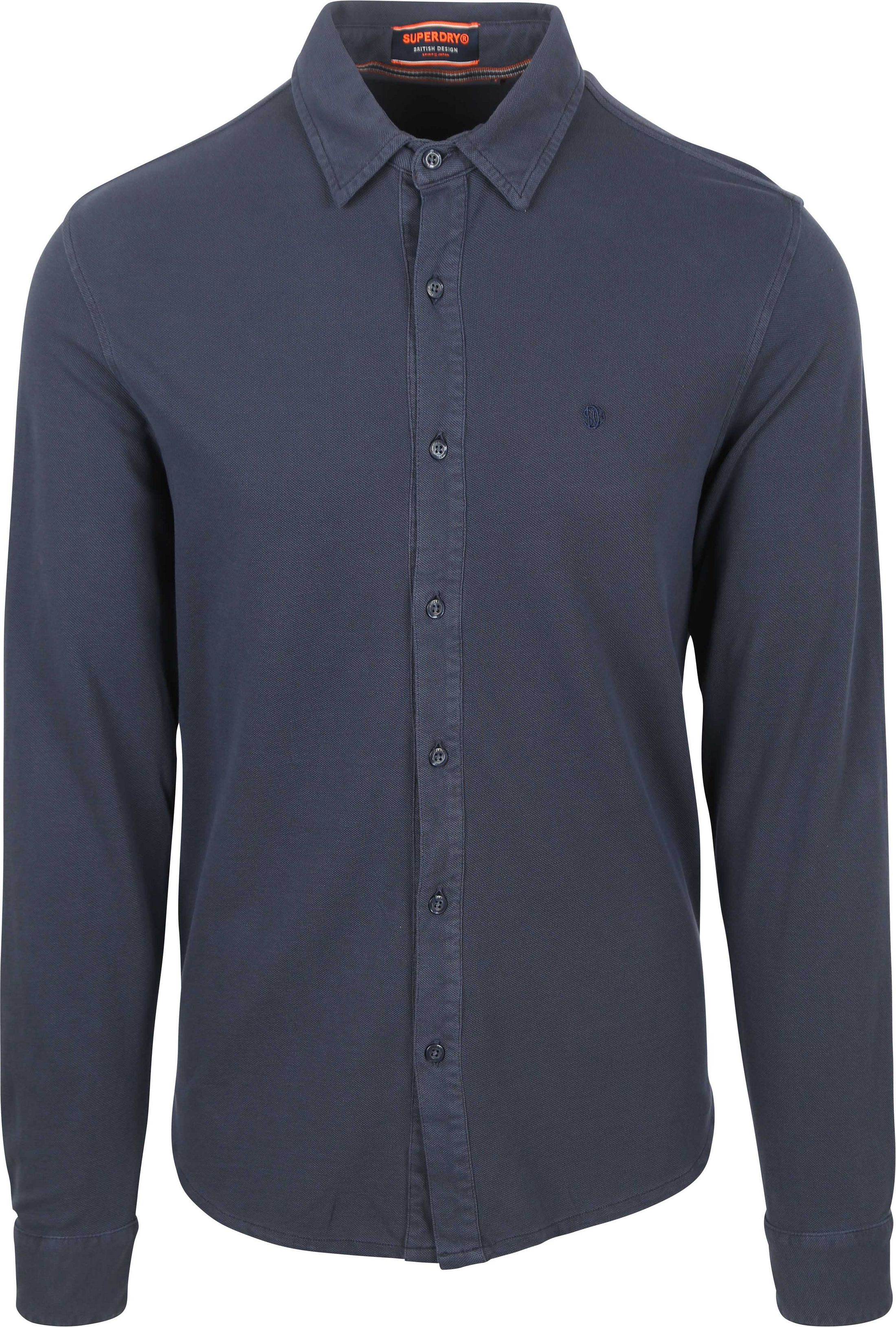 Superdry Shirt Vintage Destroy Pique Sailing Navy M4011000A-E8Z order online | Suitable